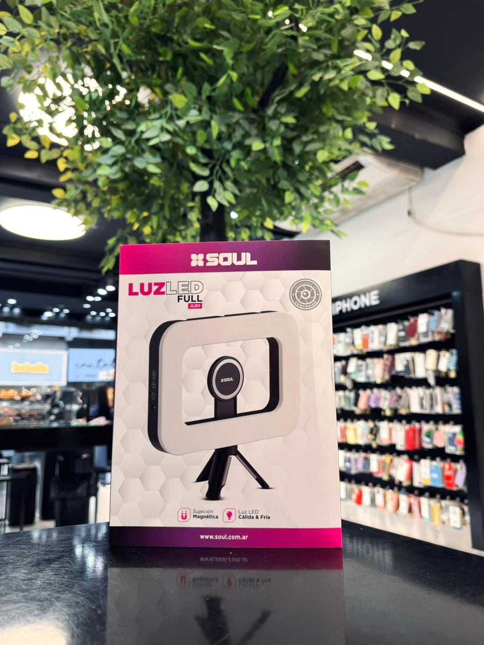 LUZ LED SOUL RECARGABLE CON SOPORTE MAGNETICO JL80