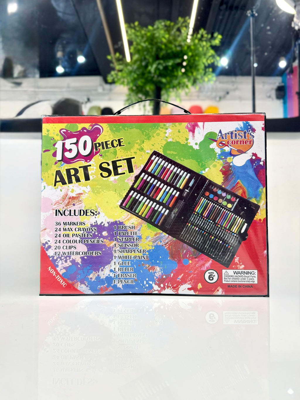 MALETÍN SET ARTE ZSCH01 150 PIEZAS