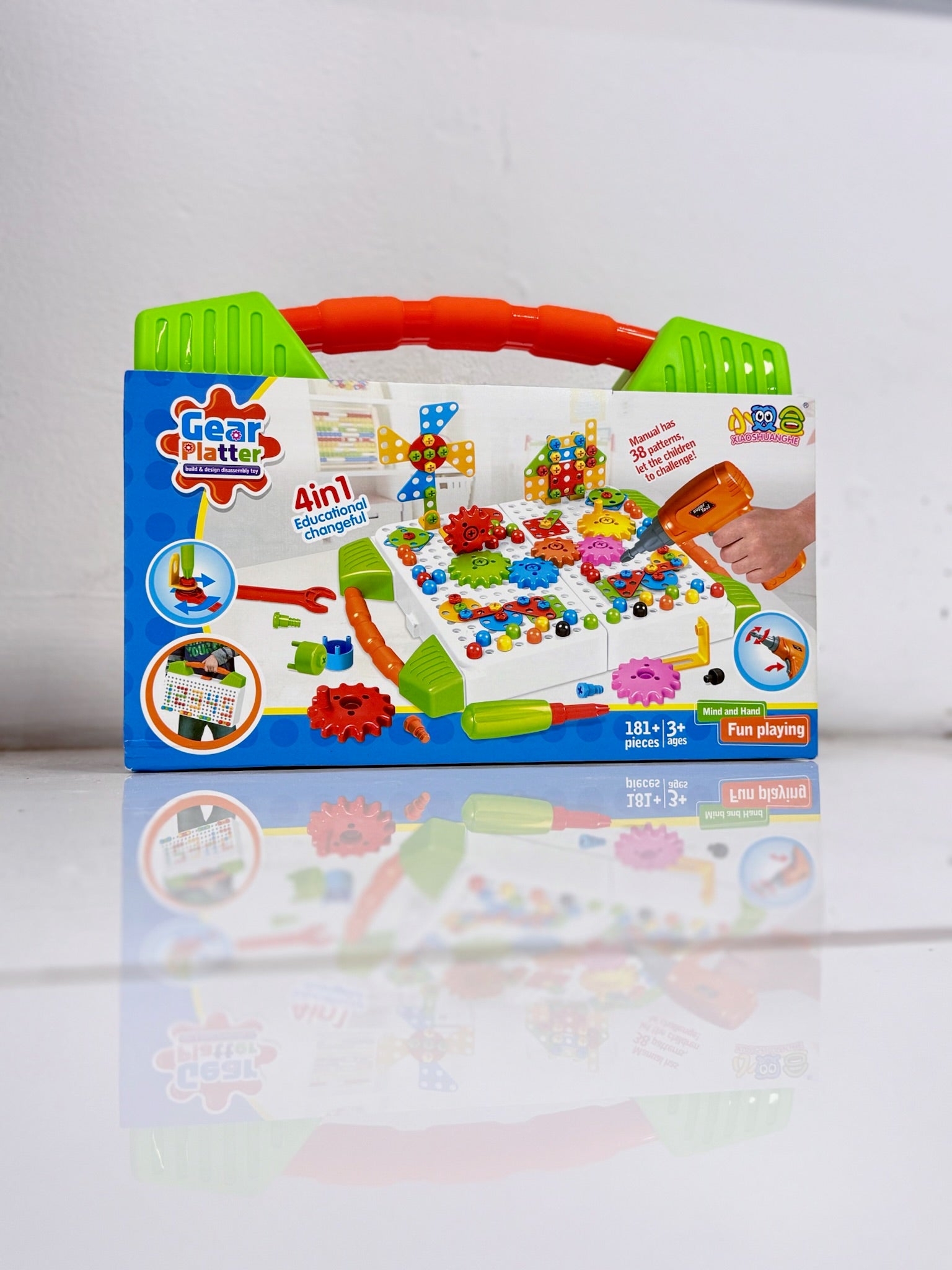 CAJA HERRAMIENTA PLASTICA (JUEGUETE) 181 PIEZAS