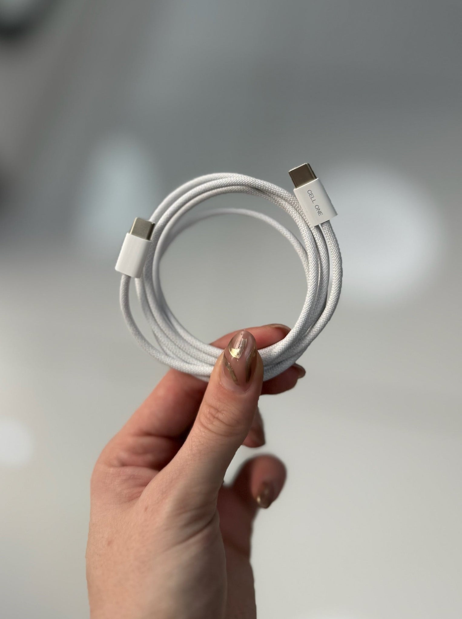 CABLE USB- C A USB- C ORIGINAL CELL ONE 60W