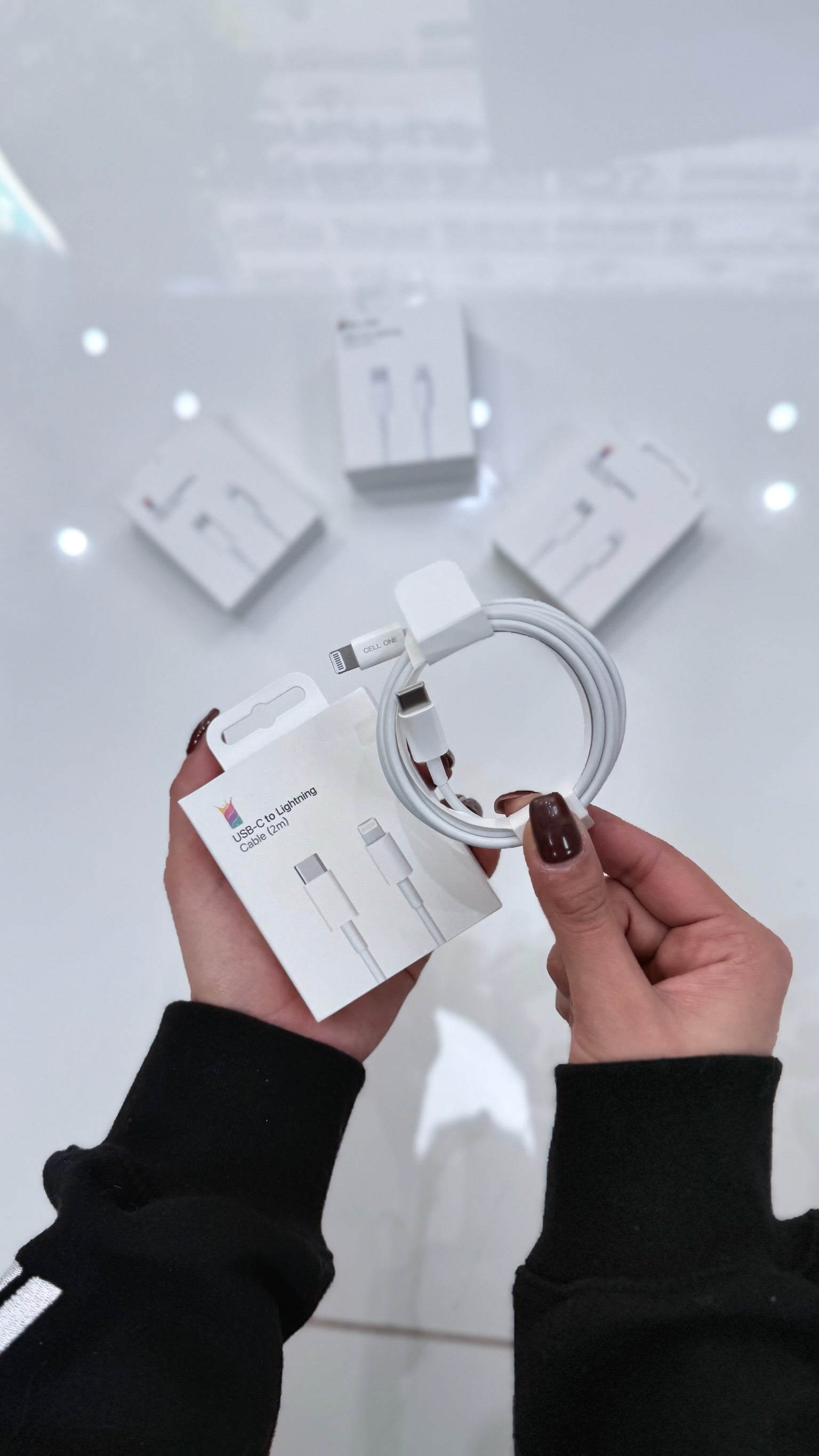 CABLE USB- C A LIGHTNING ORIGINAL CELL ONE