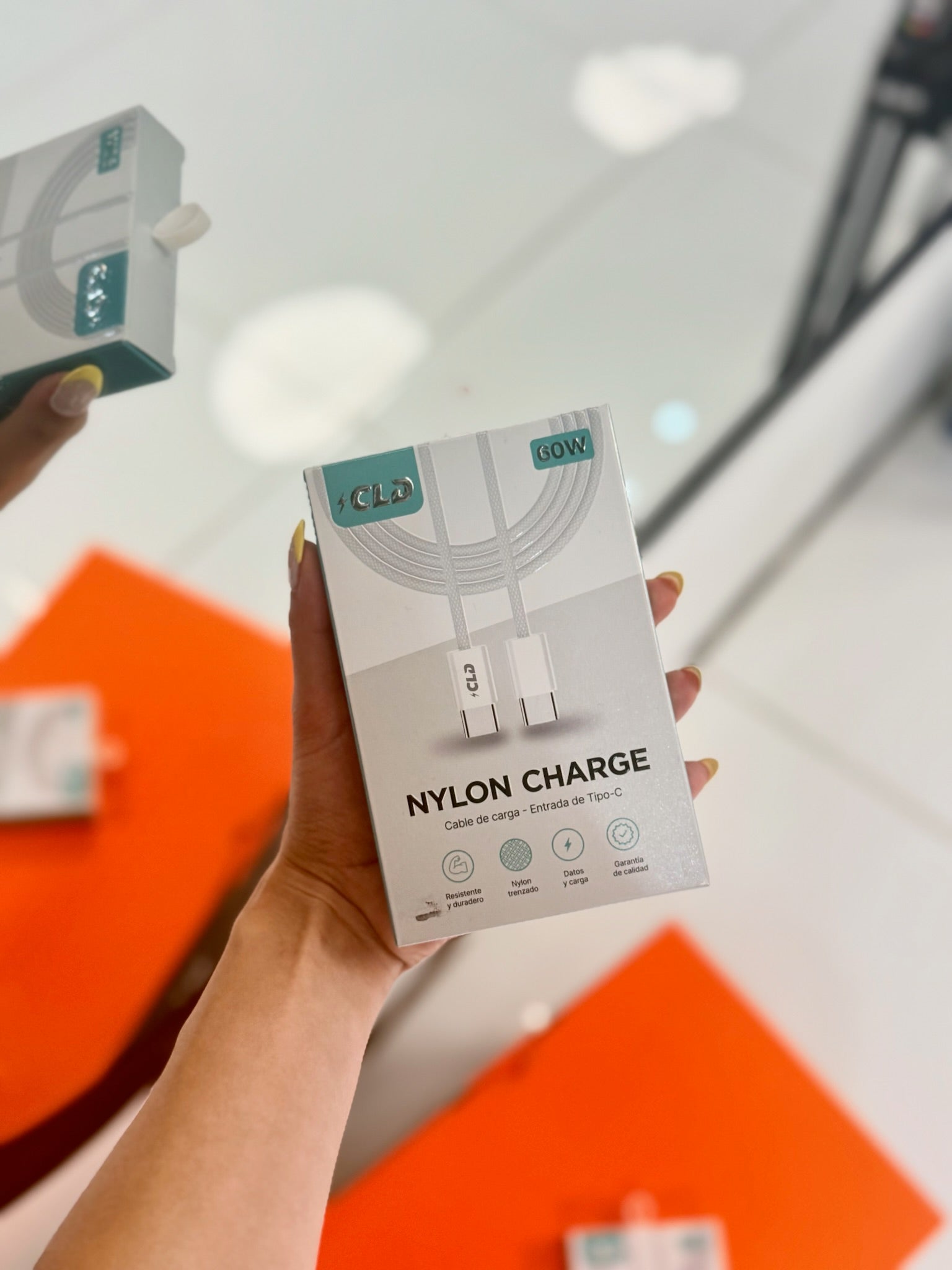 CABLE MALLADO CLD TIPO C A TIPO C 1M 60W