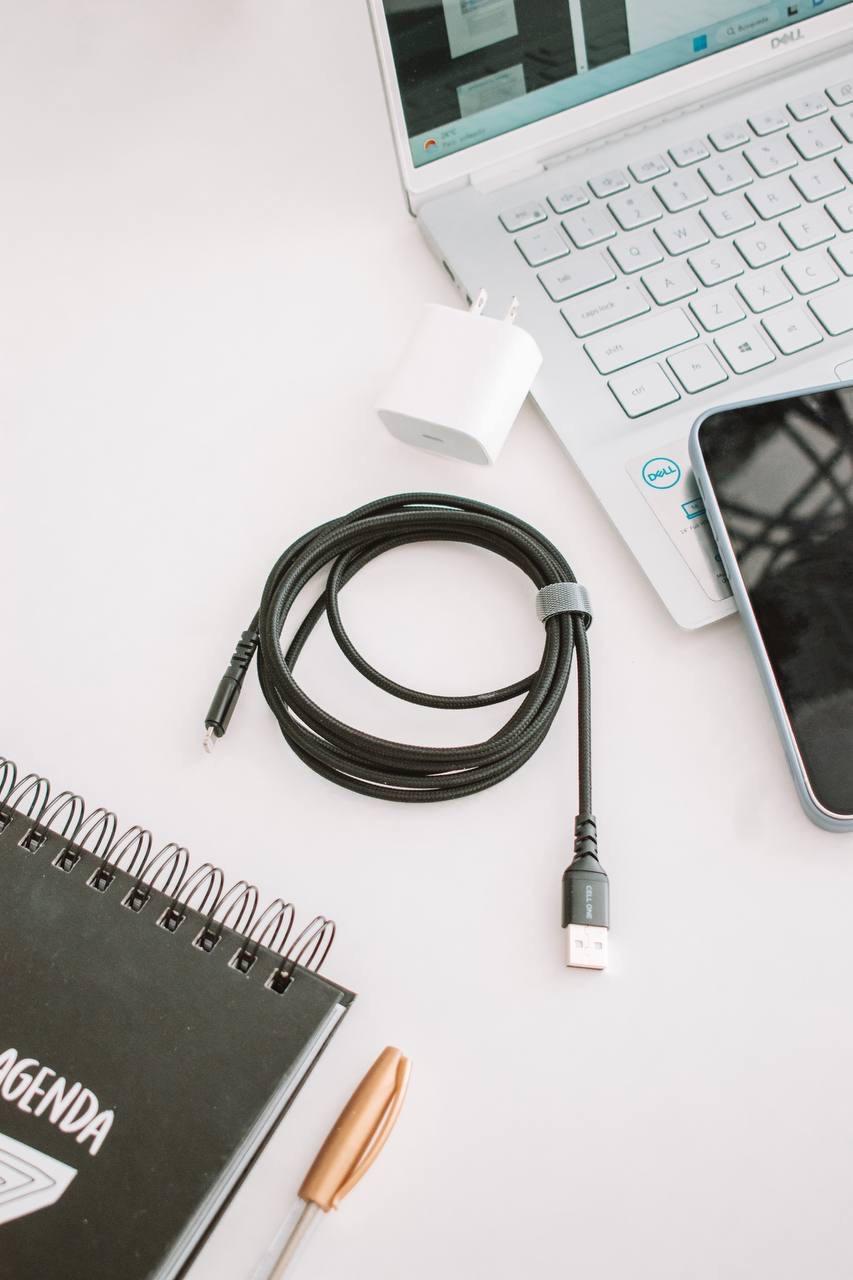 CABLE USB A LIGHTNING MFI (CON CERTIFICACION APPLE) REFORZADO