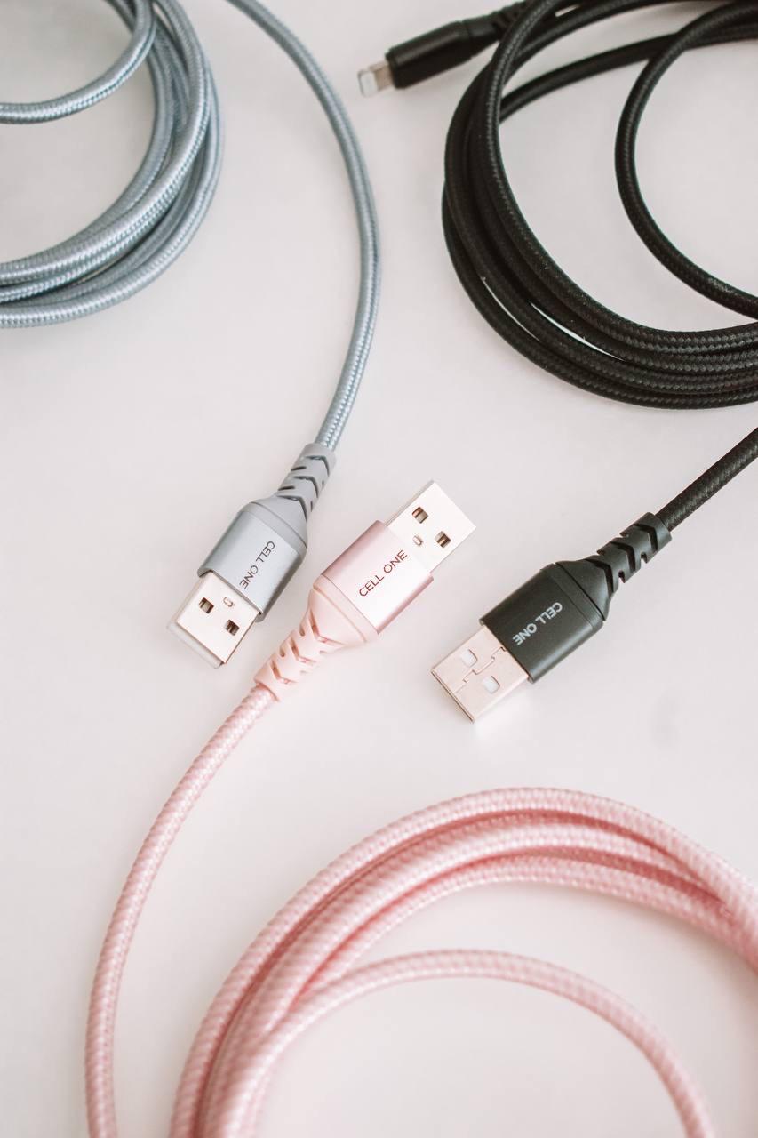 CABLE USB A LIGHTNING MFI (CON CERTIFICACION APPLE) REFORZADO