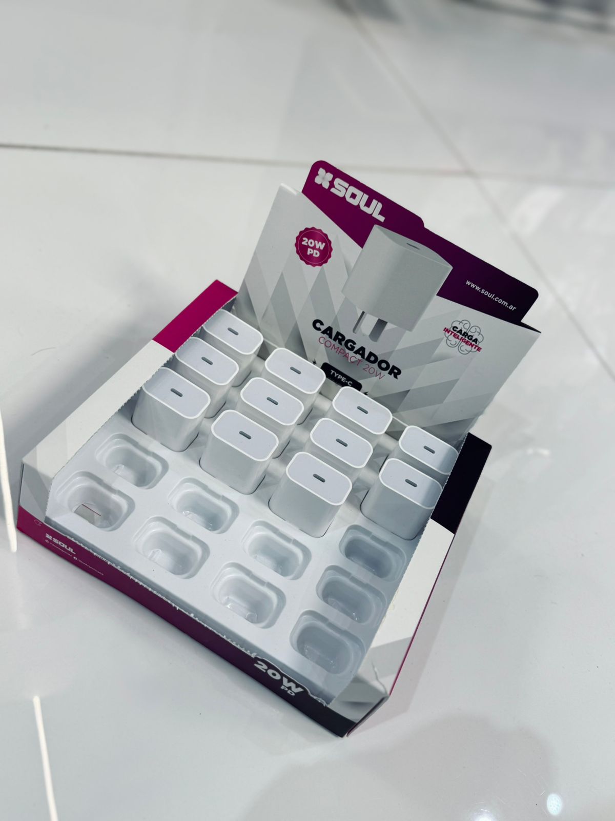 CABEZAL SOUL CARGA RAPIDA 20W