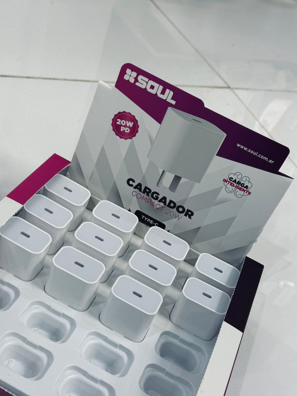 CABEZAL SOUL CARGA RAPIDA 20W