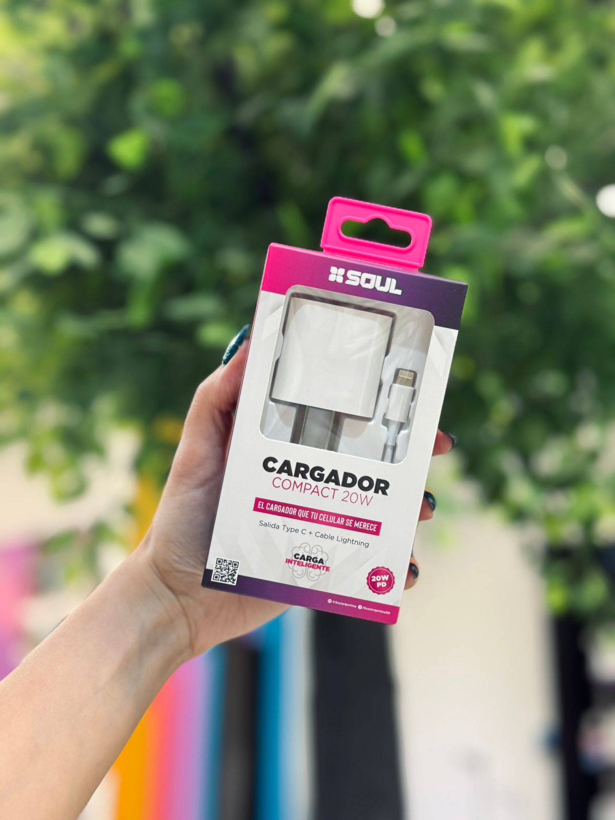 CARGADOR SOUL COMPACT 20W CON CABLE