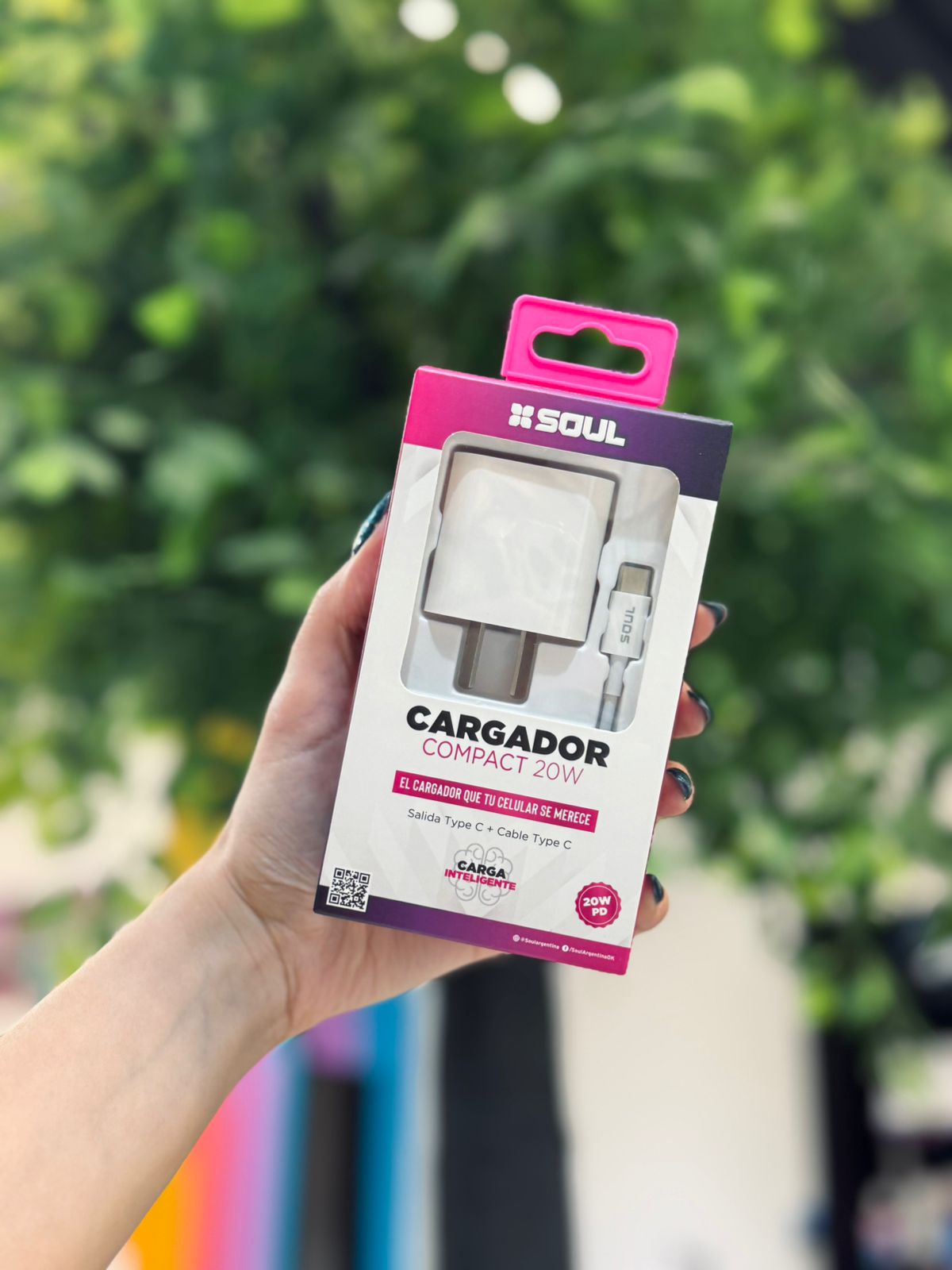 CARGADOR SOUL COMPACT 20W CON CABLE