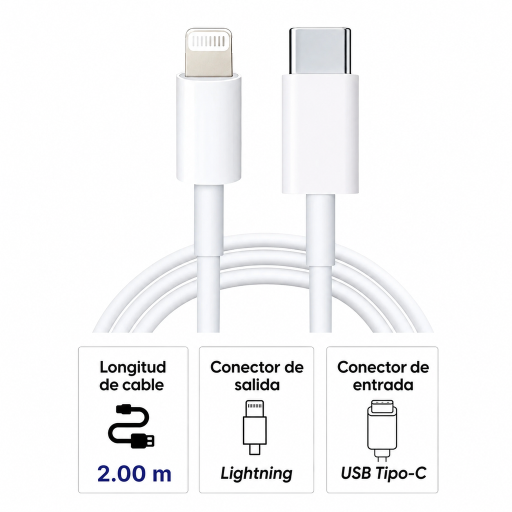 Cable USB- C a Lightning Original Cell One