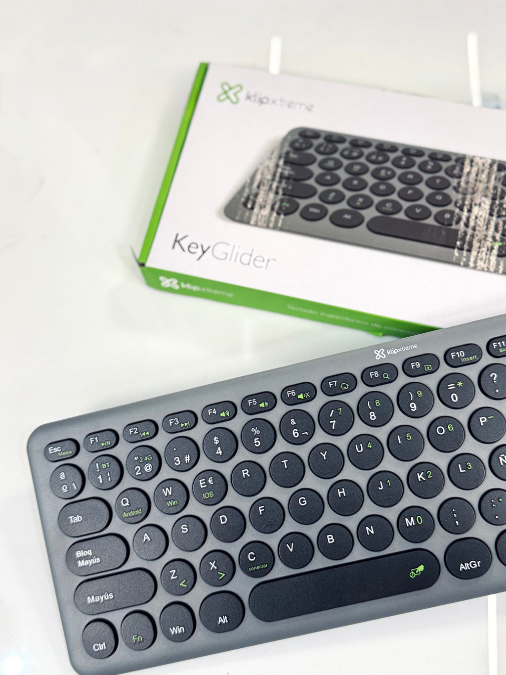 KLIP XTREME TECLADO INALÁMBRICO KEYGLIDER 2 EN 1