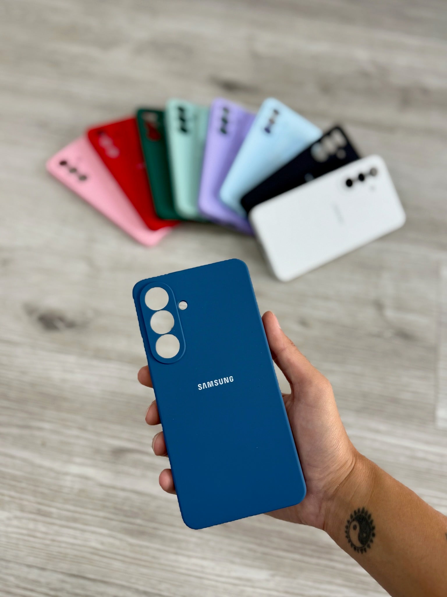 SILICONE CASE CON LOGO SAMSUNG S26 PLUS