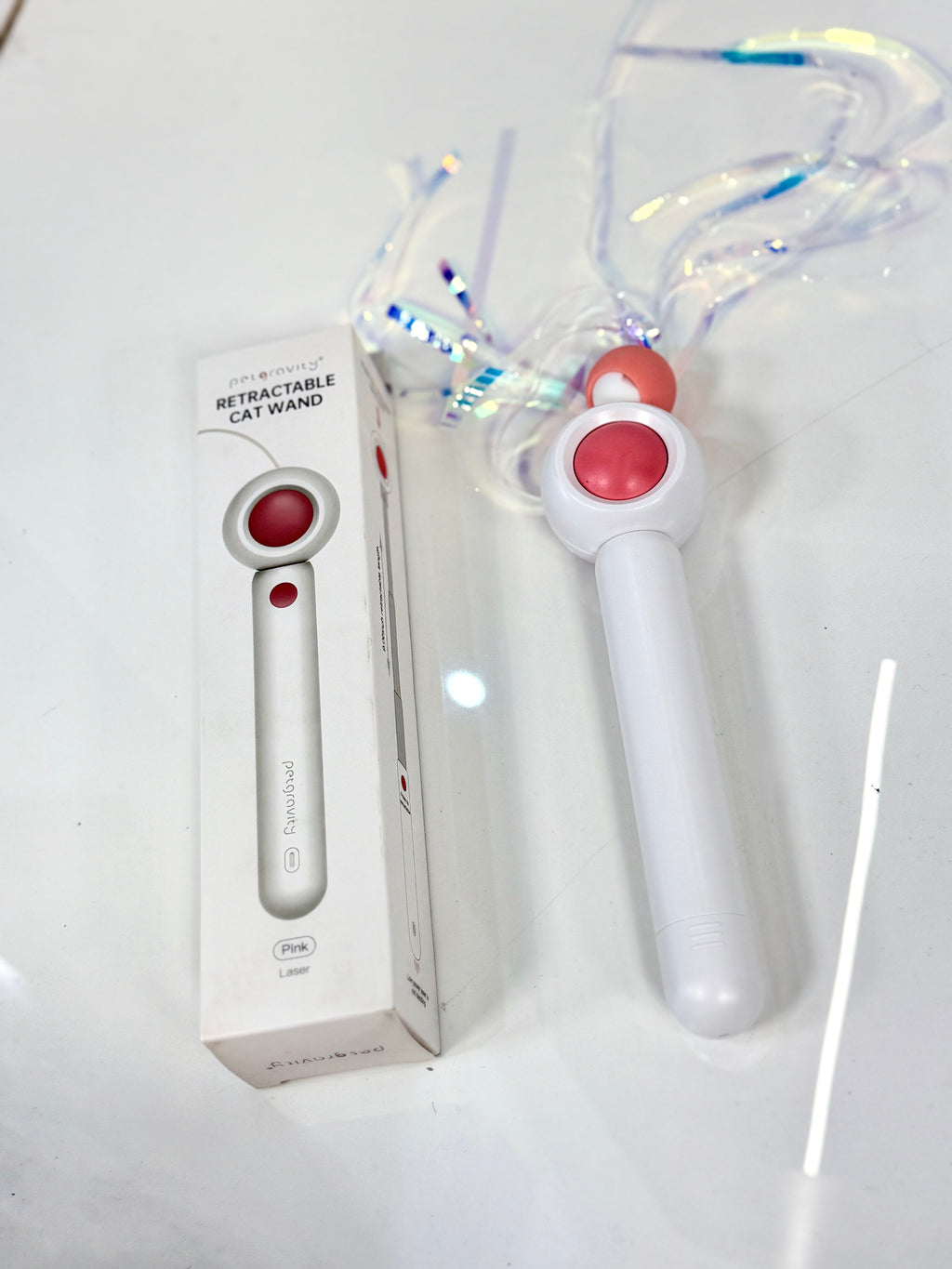 JUGUETE PARA GATOS VARA TELESCOPICA