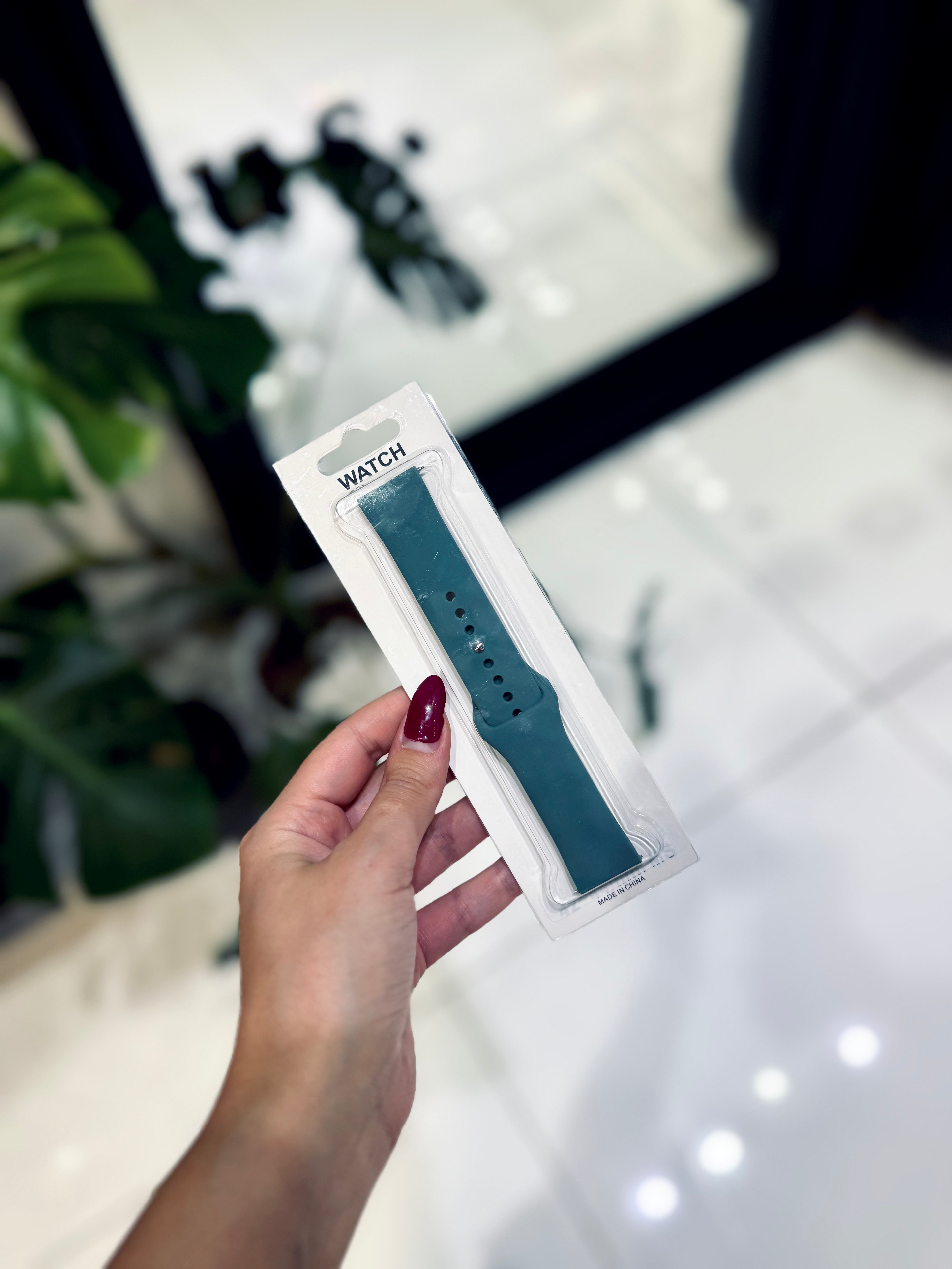 MALLA DE SILICONA PARA SMARTWATCH CON PERNO DE 22MM