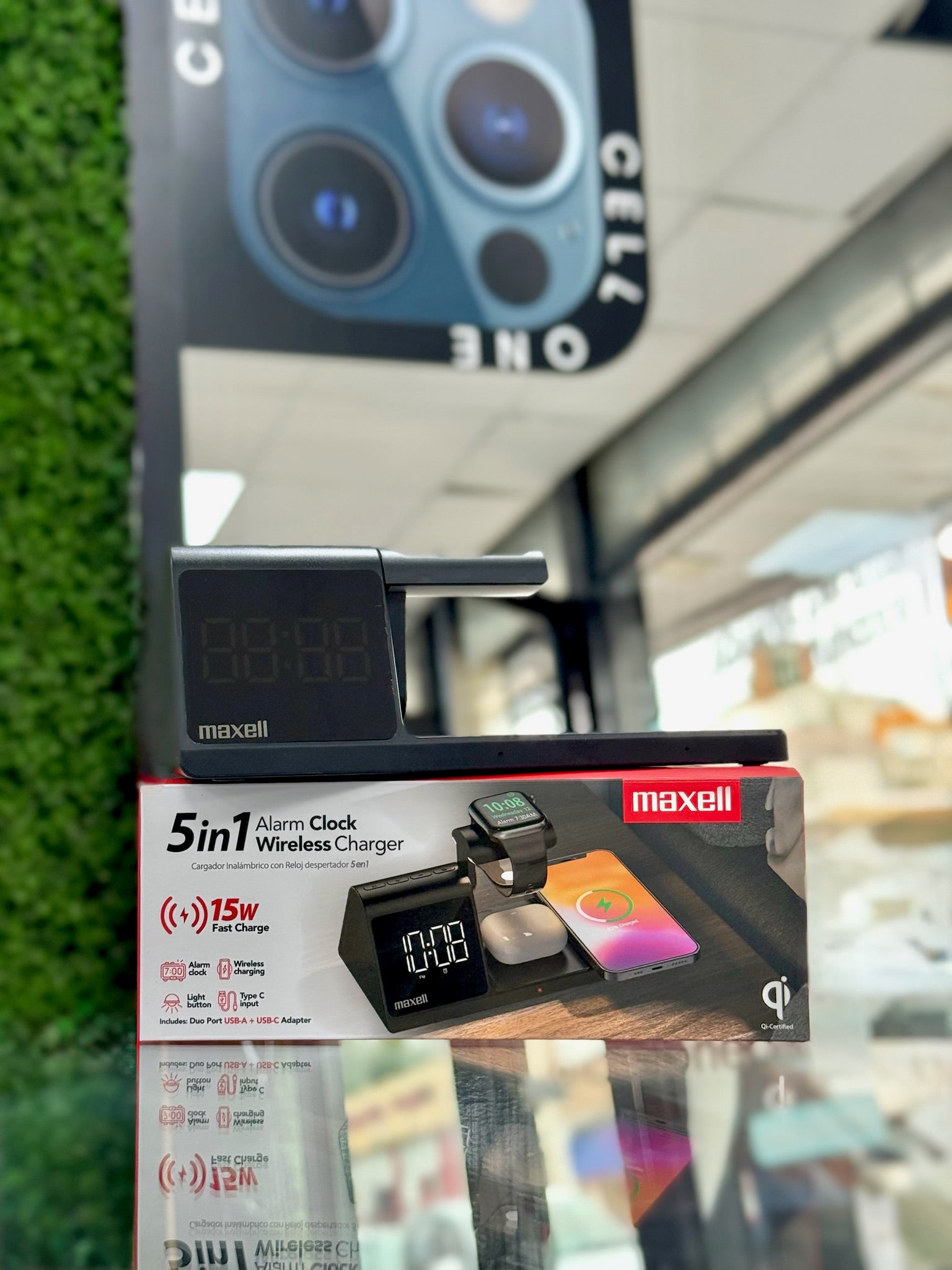 RELOJ DESPERTADOR MAXELL 5 EN 1