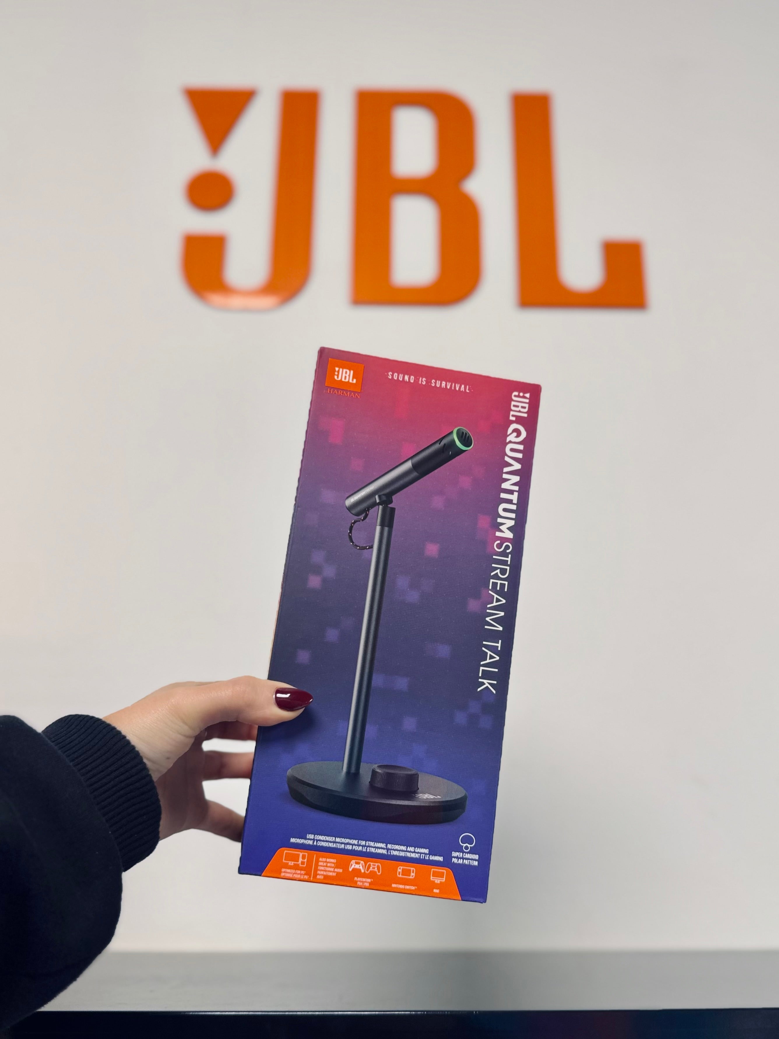 MICRÓFONO JBL QUANTUM STREAM TALK