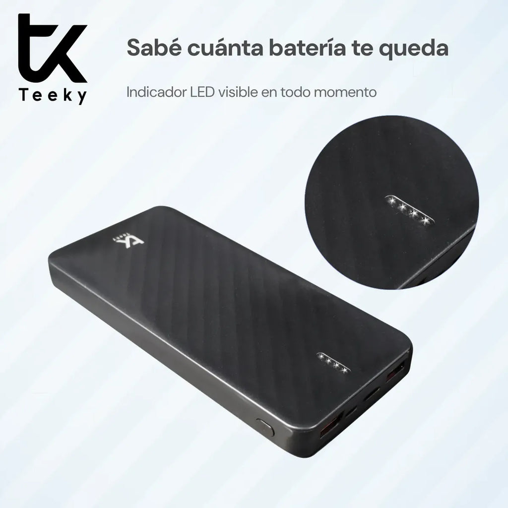 Powerbank TEEKY 20W 10000MAH