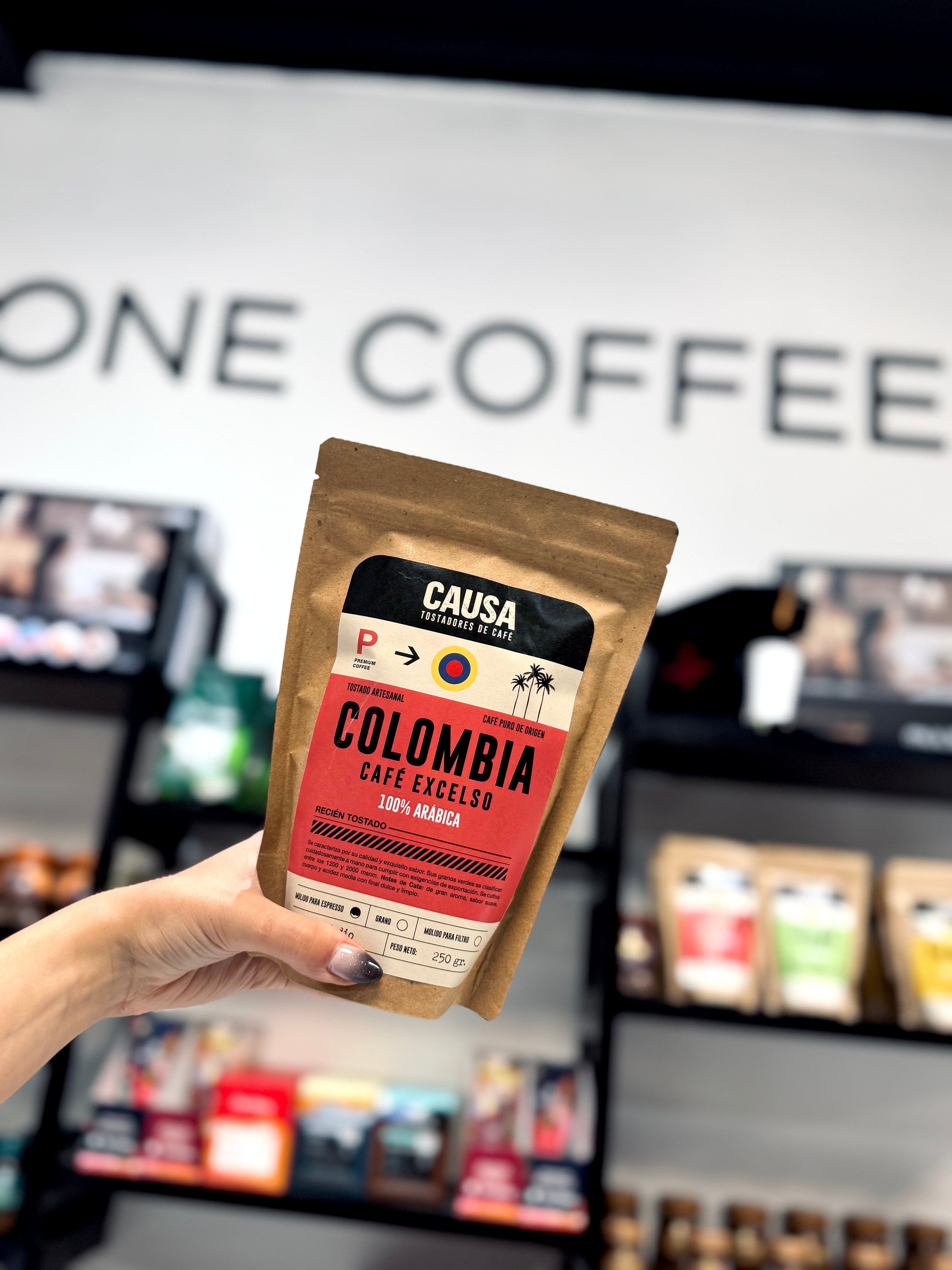CAFÉ CAUSA COLOMBIA CAFÉ EXCELSO 100% ARABICA