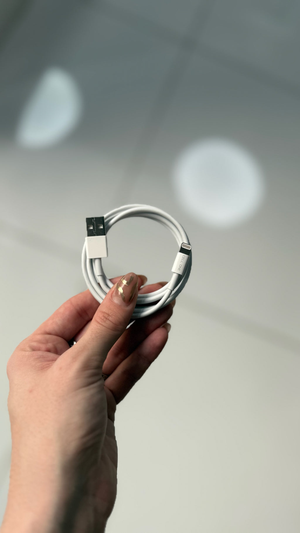 CABLE LIGHTNING A USB ORIGINAL CELL ONE