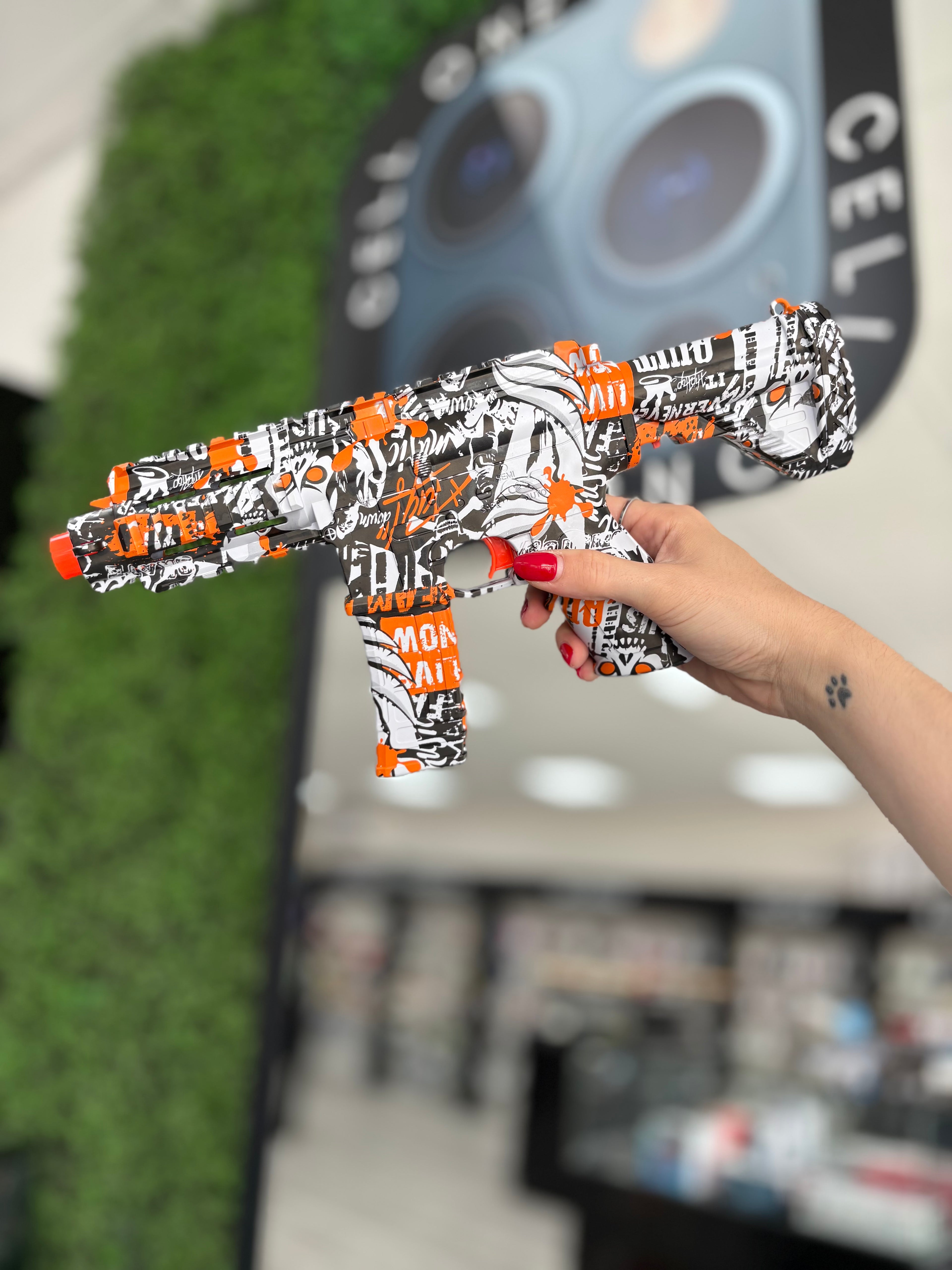 TOY GUN COLOR NARANJA