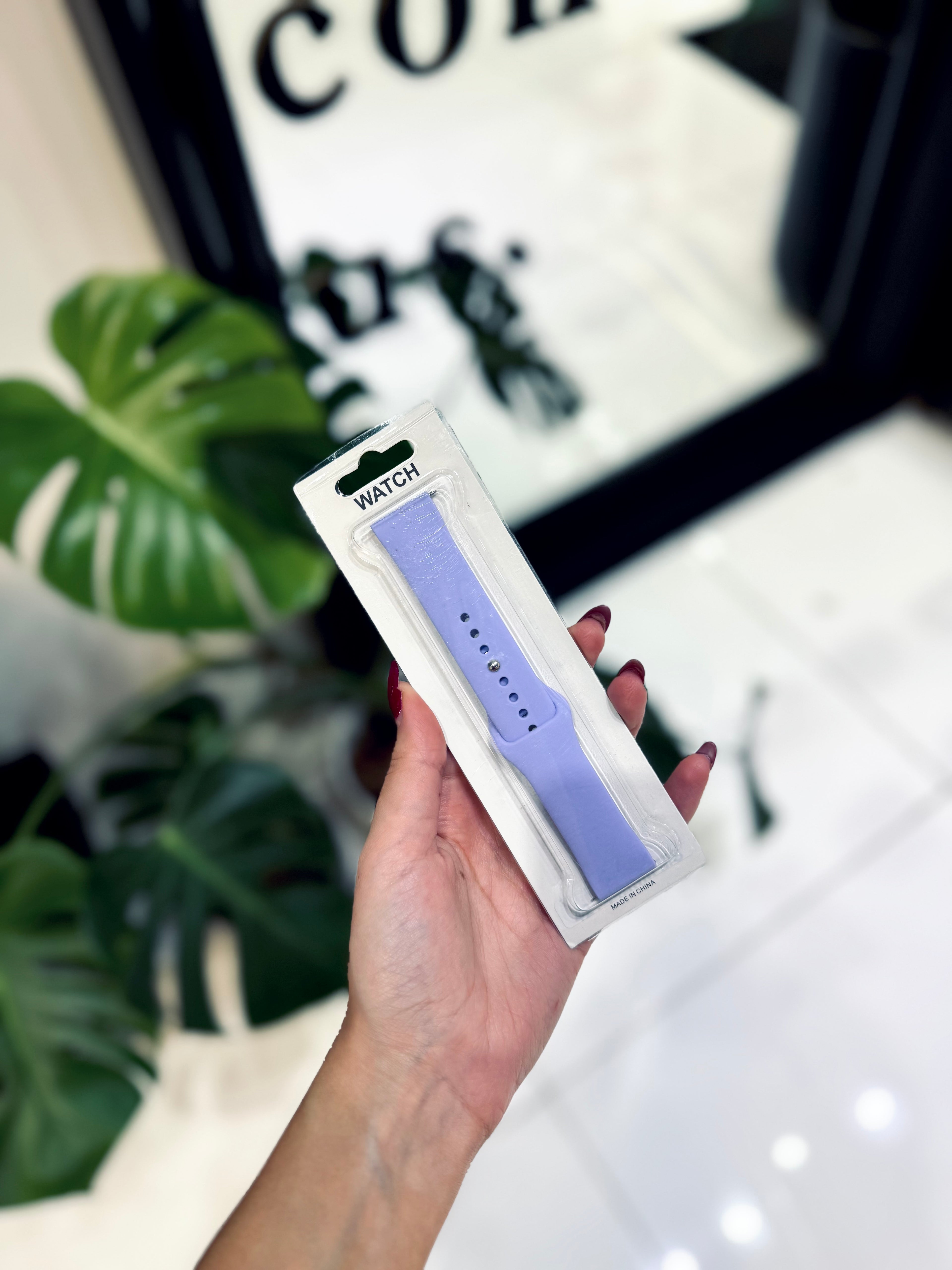 MALLA DE SILICONA PARA SMARTWATCH CON PERNO DE 22MM