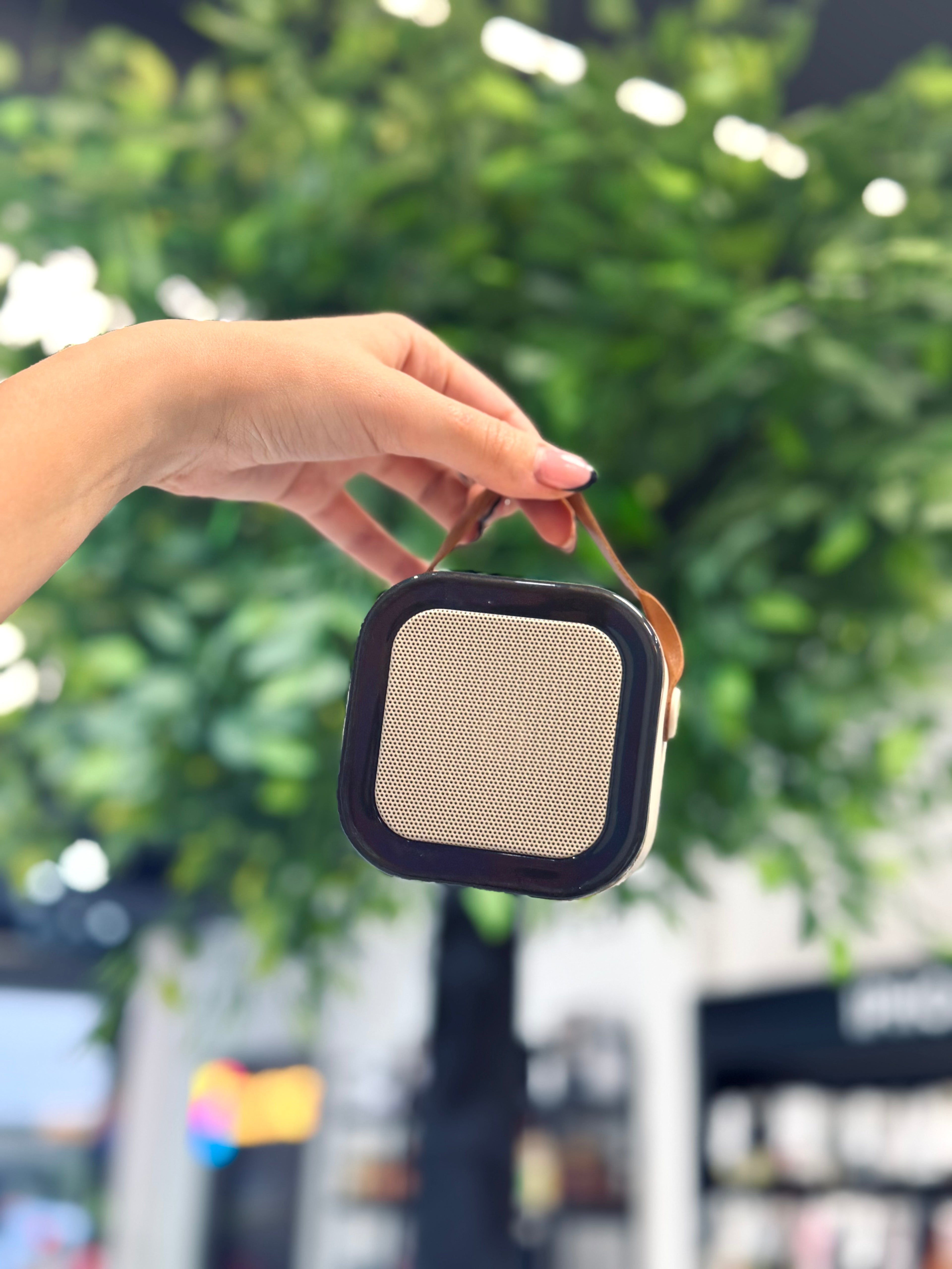 PARLANTE PORTÁTIL LED RGB BLUETOOH KARAOKE 2 MICRÓFONOS