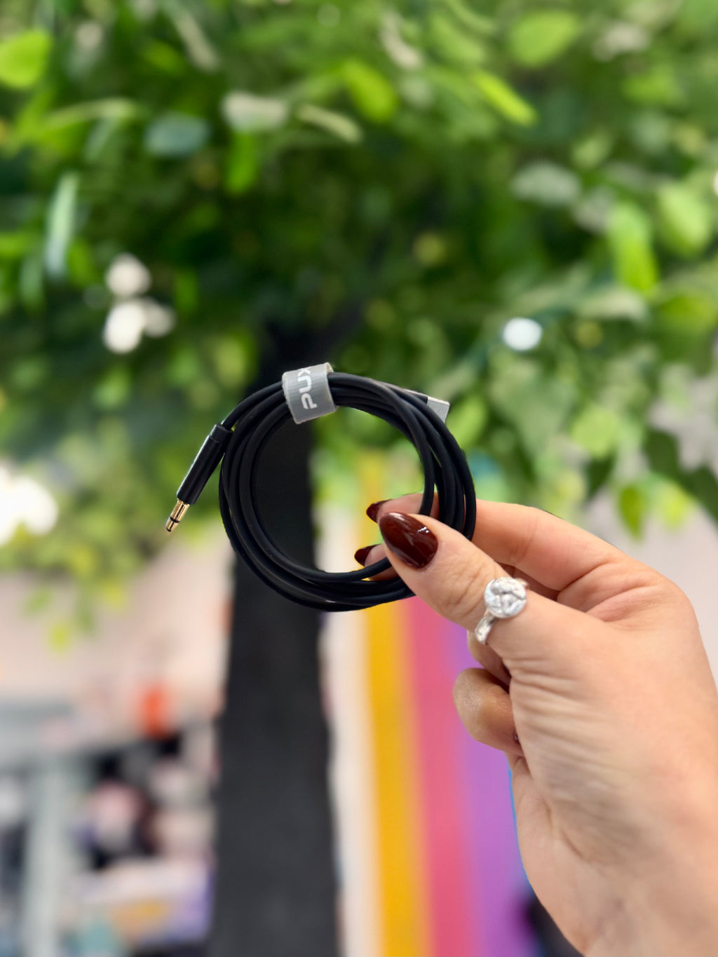 Cable auxiliar PUXIDA E-102 USB-C a Jack 3.5