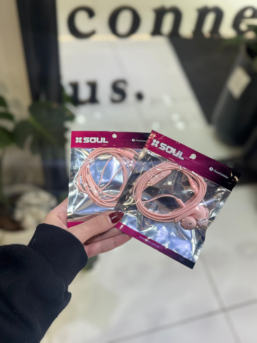 Auriculares SOUL S59 rosas