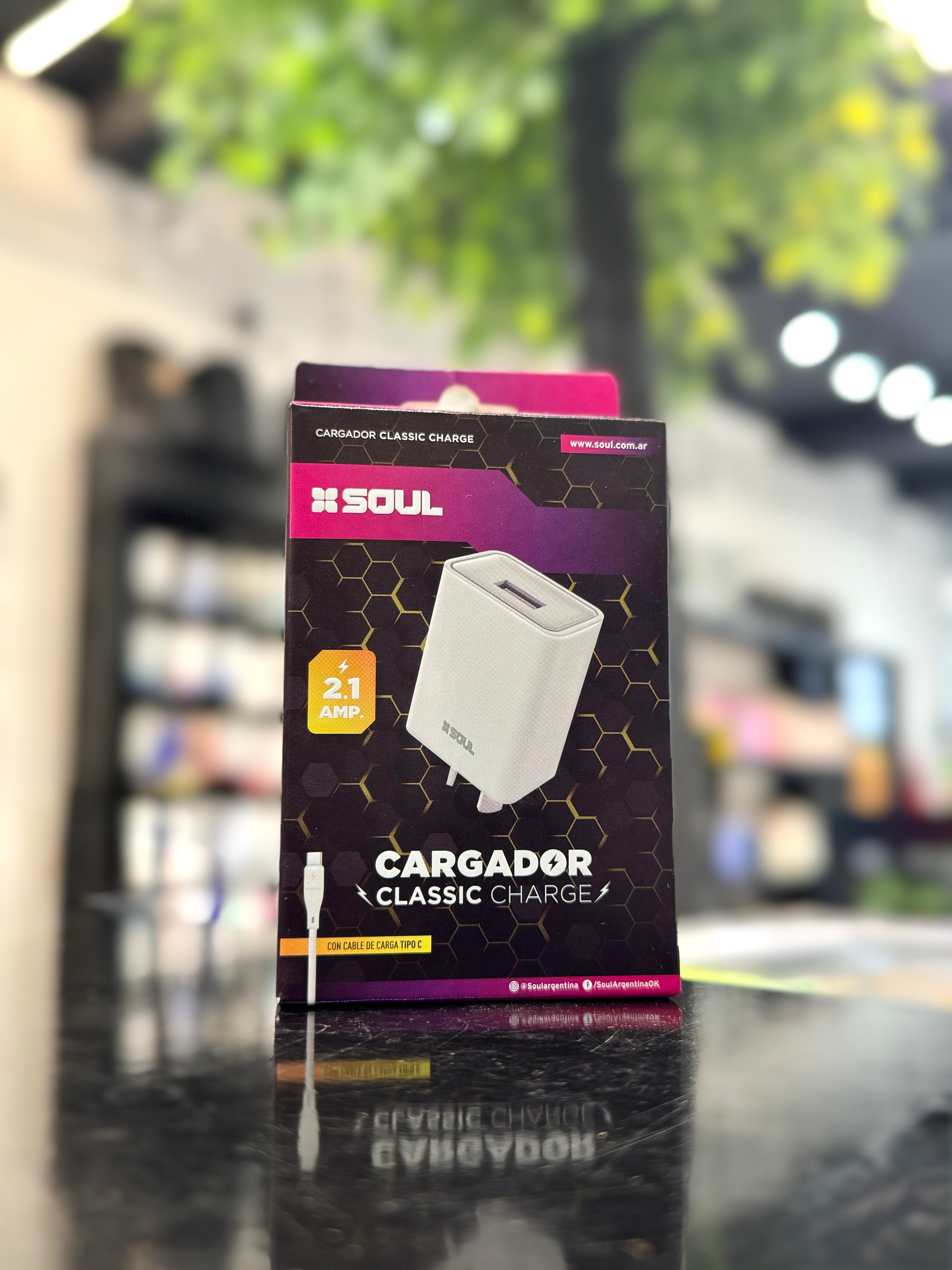 CARGADOR COMPLETO SOUL CLASSIC TIPO C