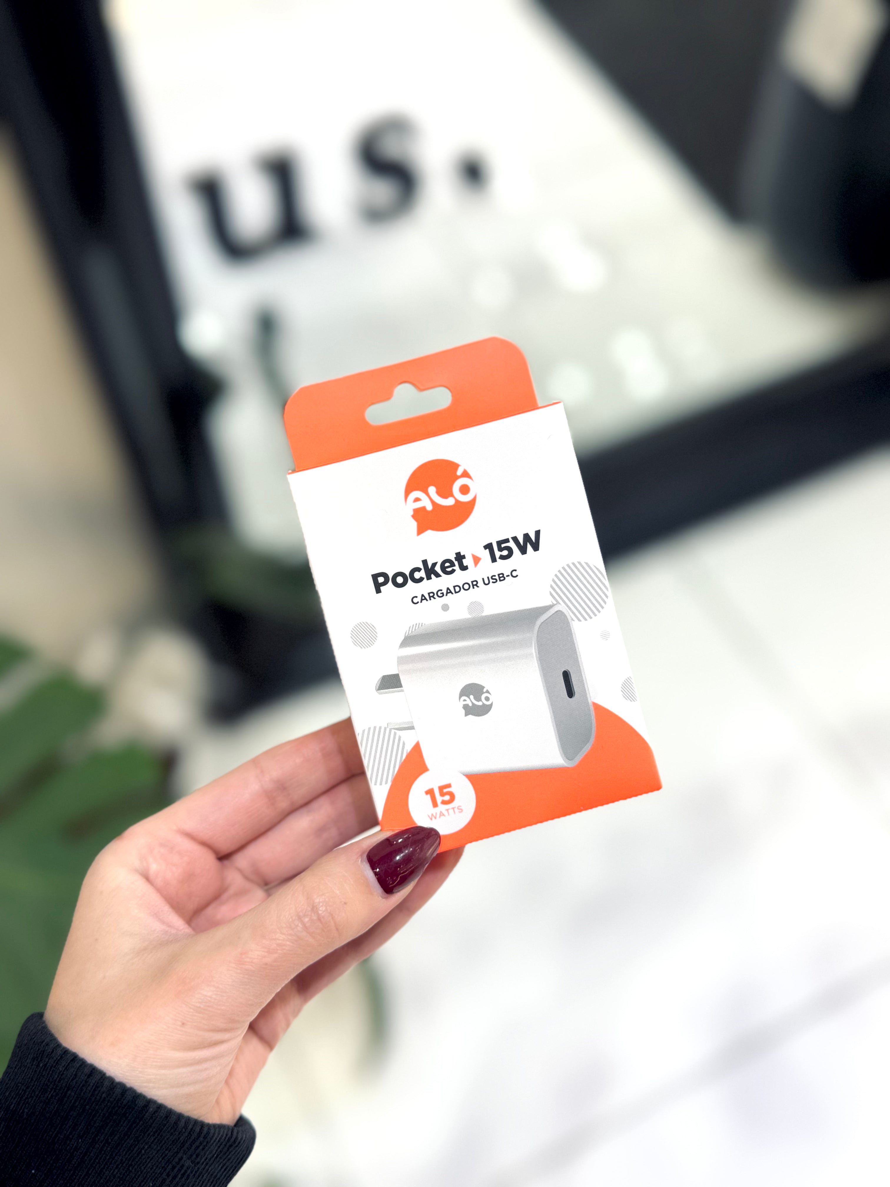 CARGADOR ALO POCKET 15W USB C BLANCO