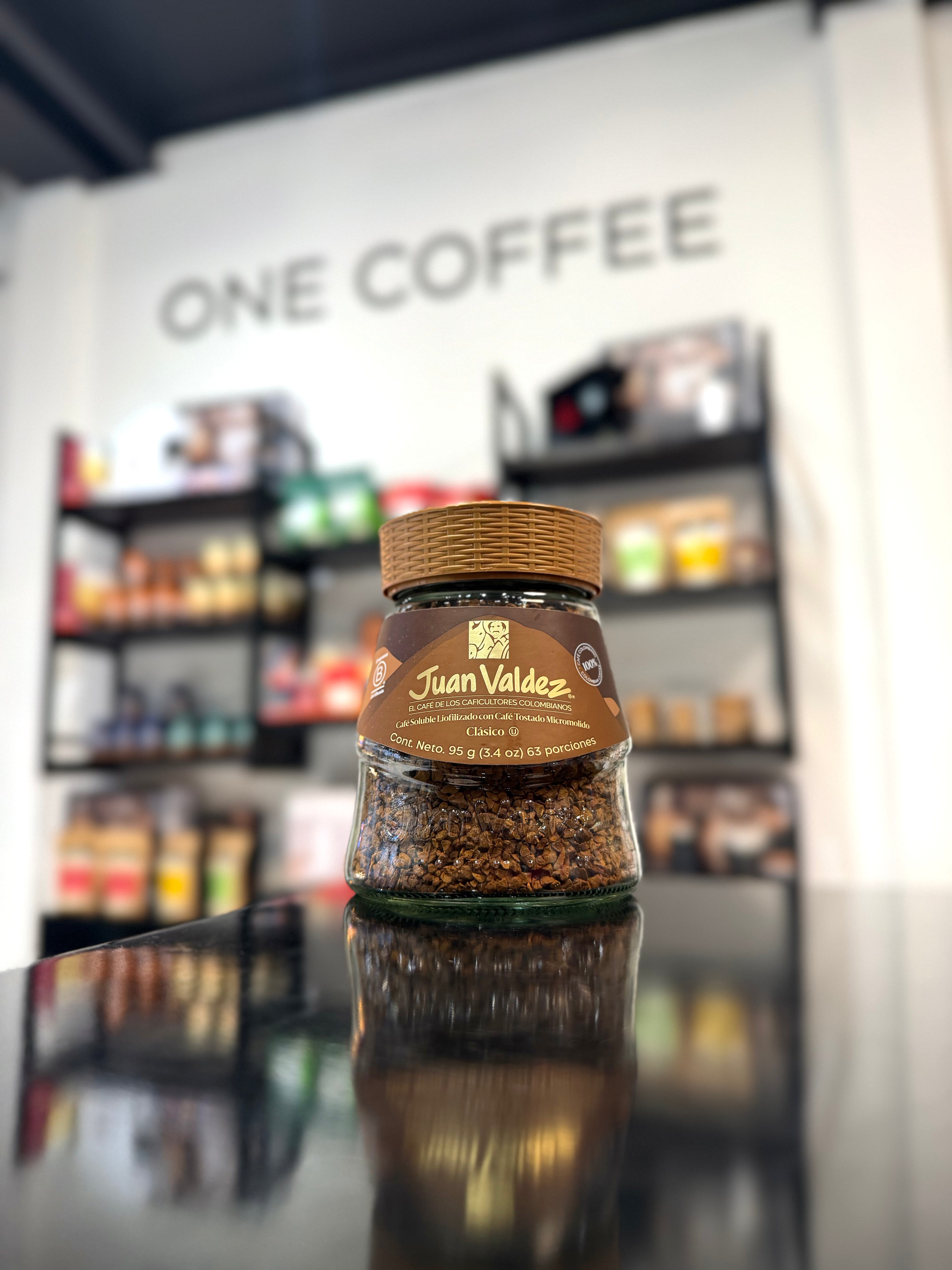 CAFÉ LIOFILIZADO CLÁSICO 95GR JUAN VALDEZ