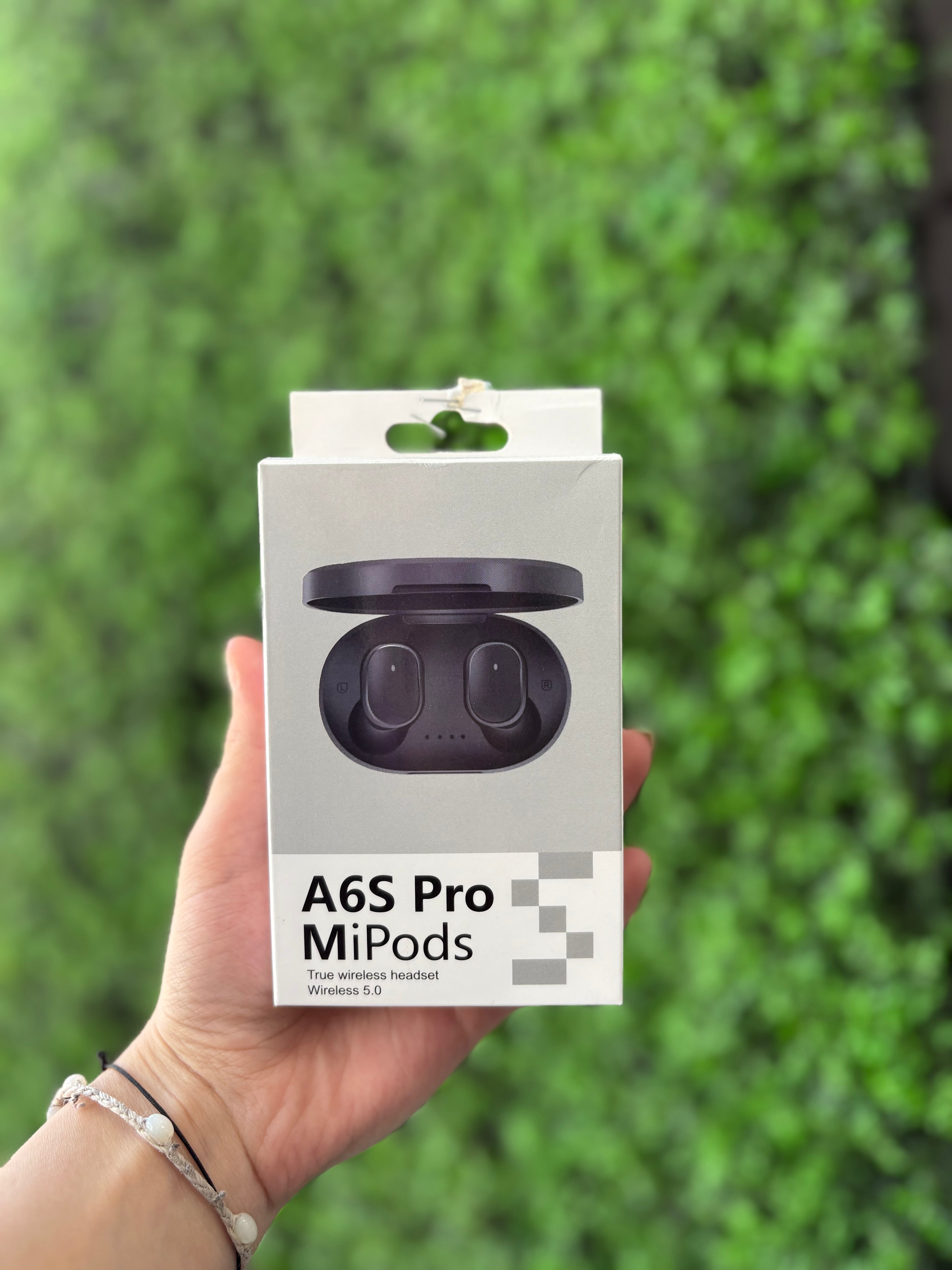 AURICULARES A6S PRO NEGROS