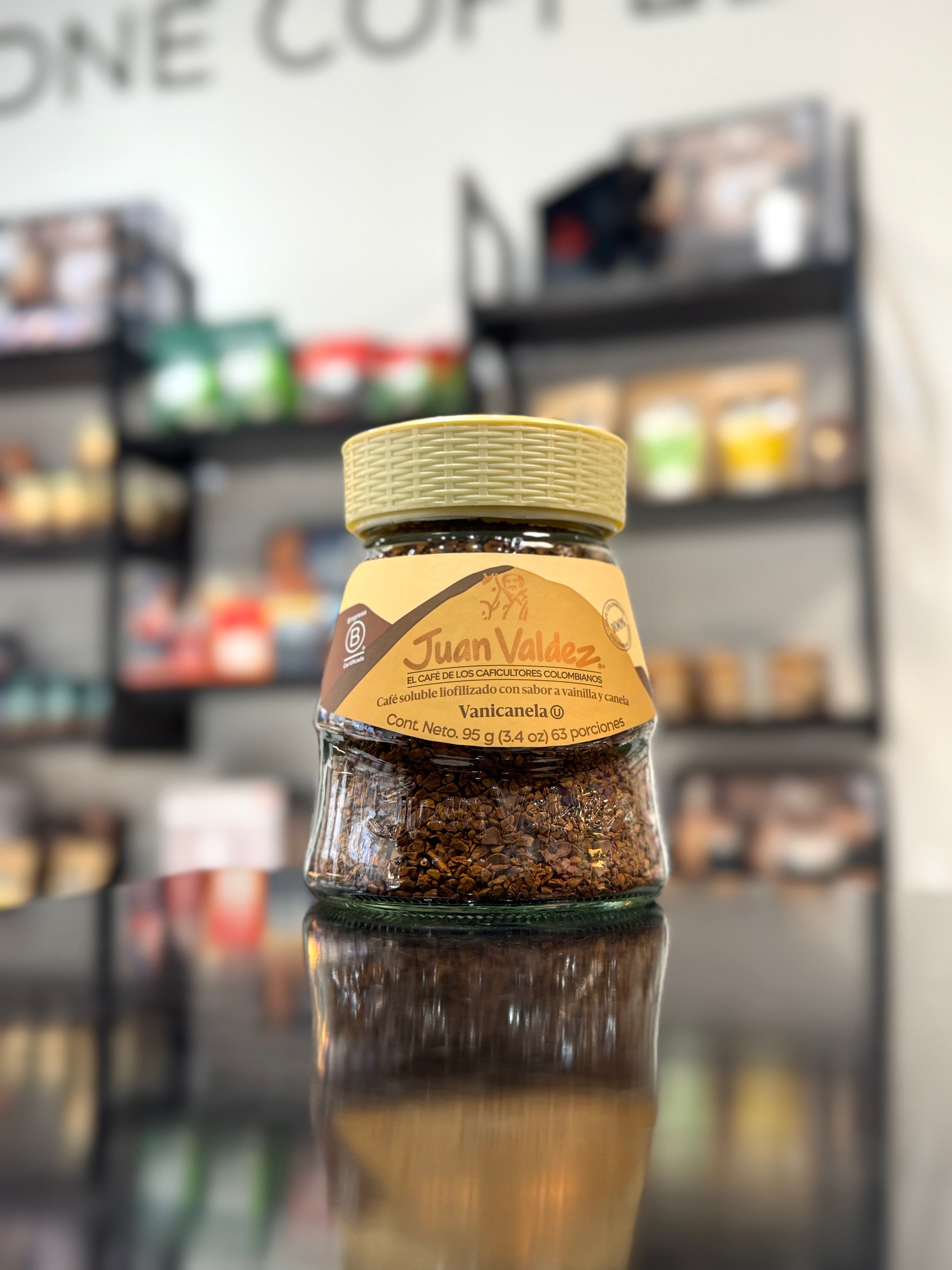 CAFÉ LIOFILIZADO VANICANELA 95GR JUAN VALDEZ