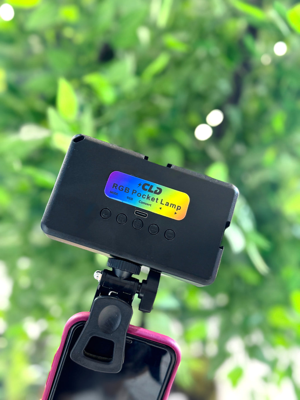 LUZ LED RGB PORTATIL CLD