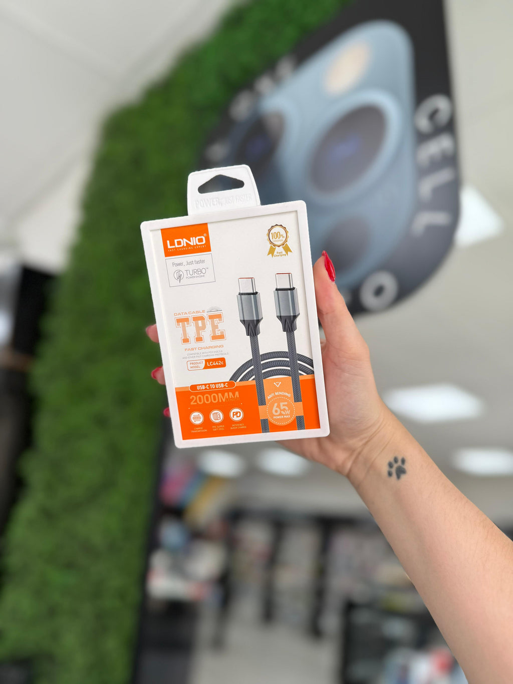 CABLE LDNIO TIPO C A C LC442C 2M 65W