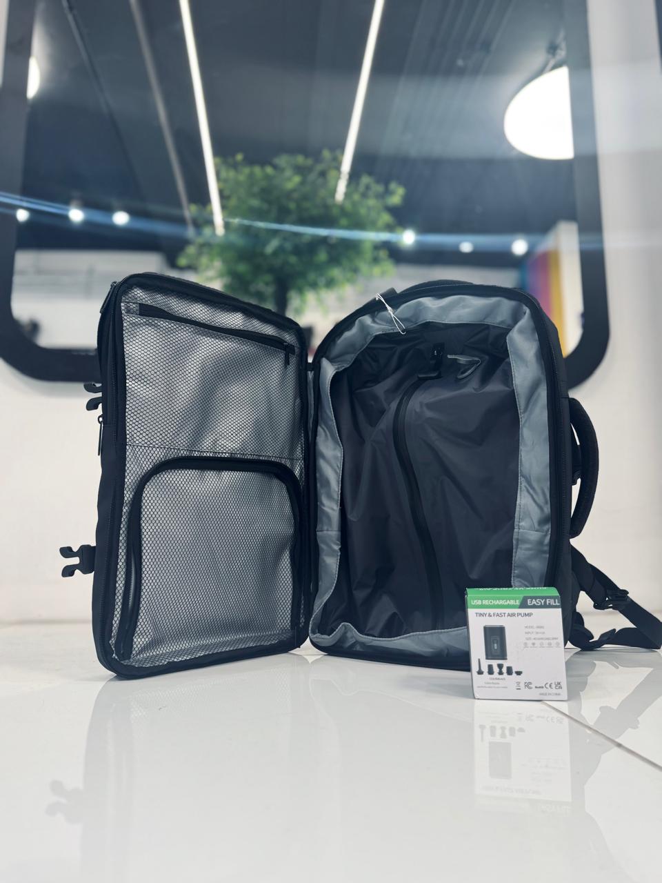 MOCHILA VIAJERA CON SISTEMA DE VACIO