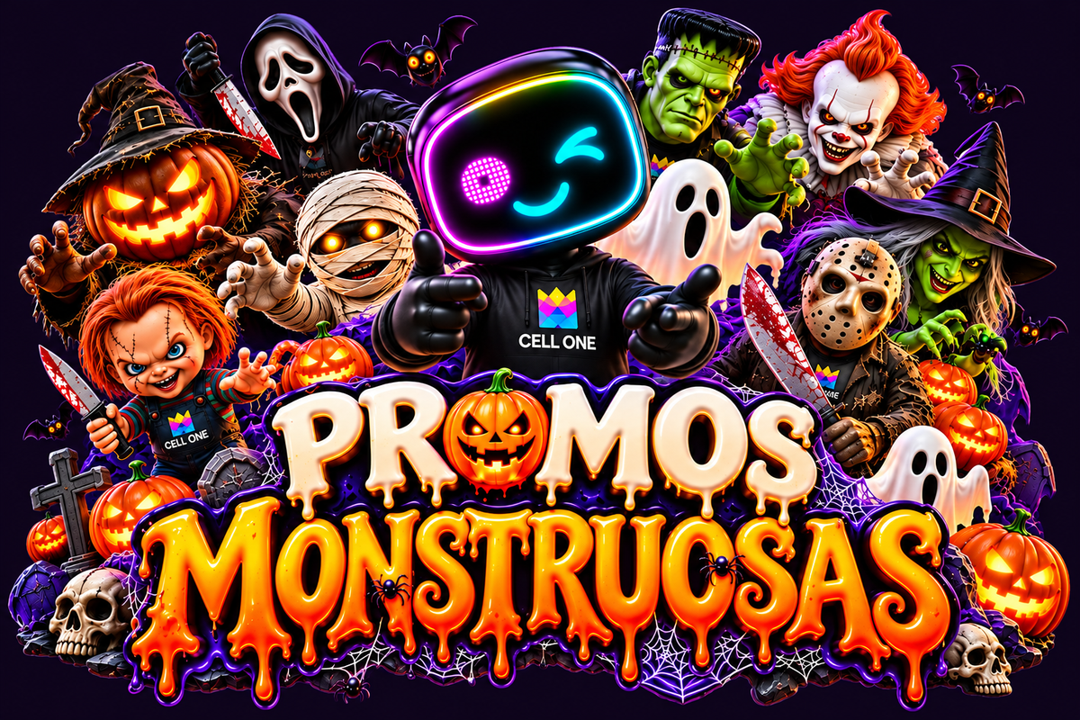 Promos monstruosas de Halloween en CELL ONE