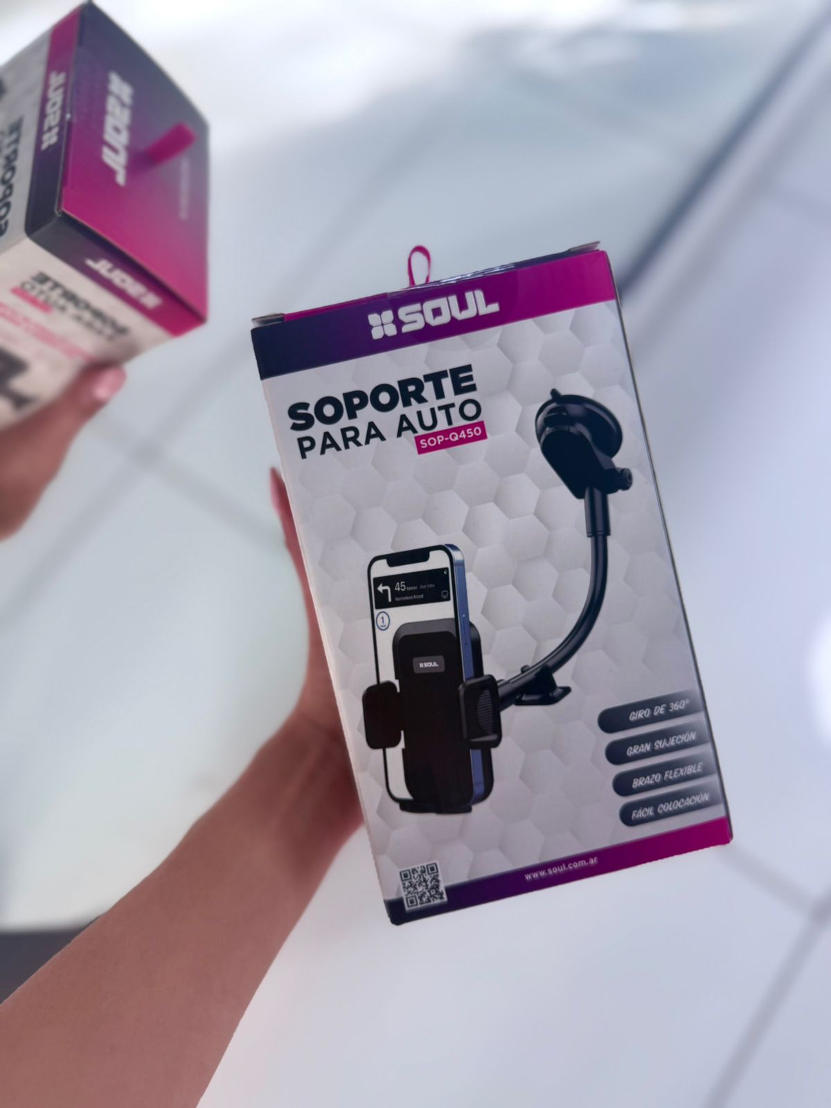 SOPORTE PARA AUTO Q450