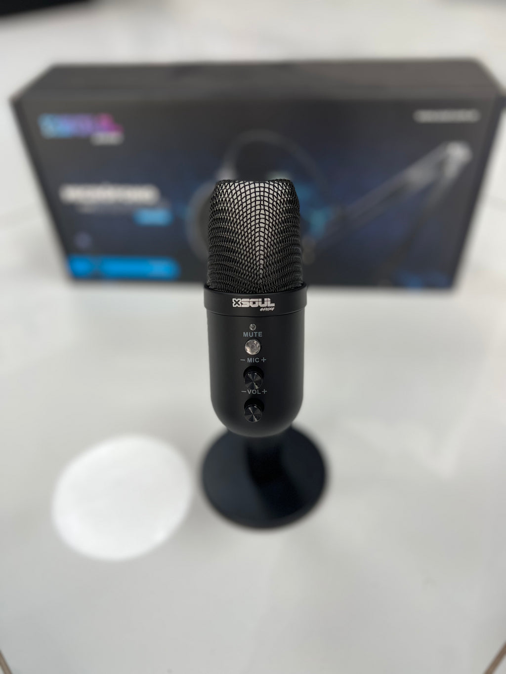 MICROFONO CON SOPORTE SOUL XMIC 450