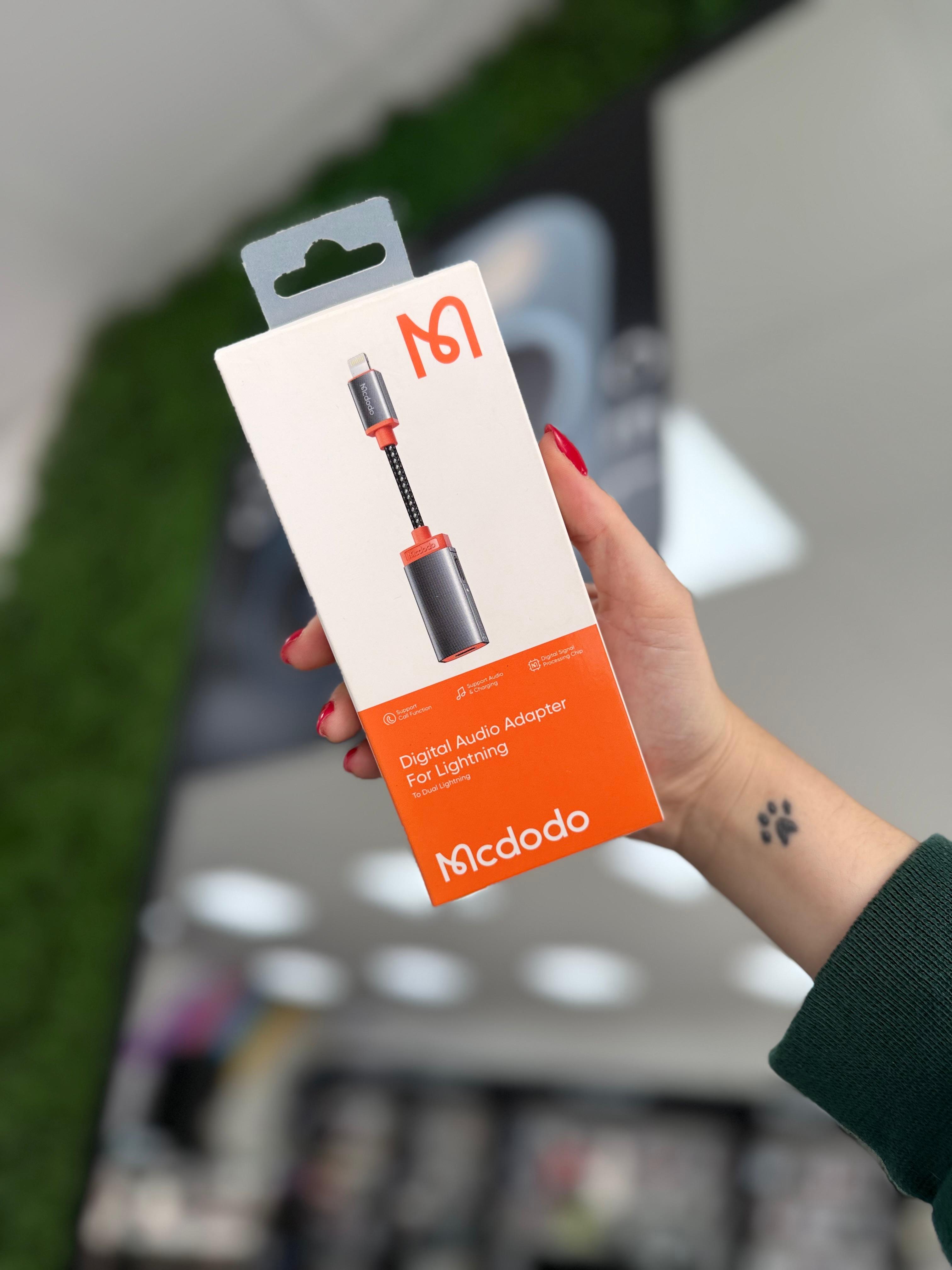 ADAPTADOR MCDODO LIGHTNING A 2 LIGHTNING