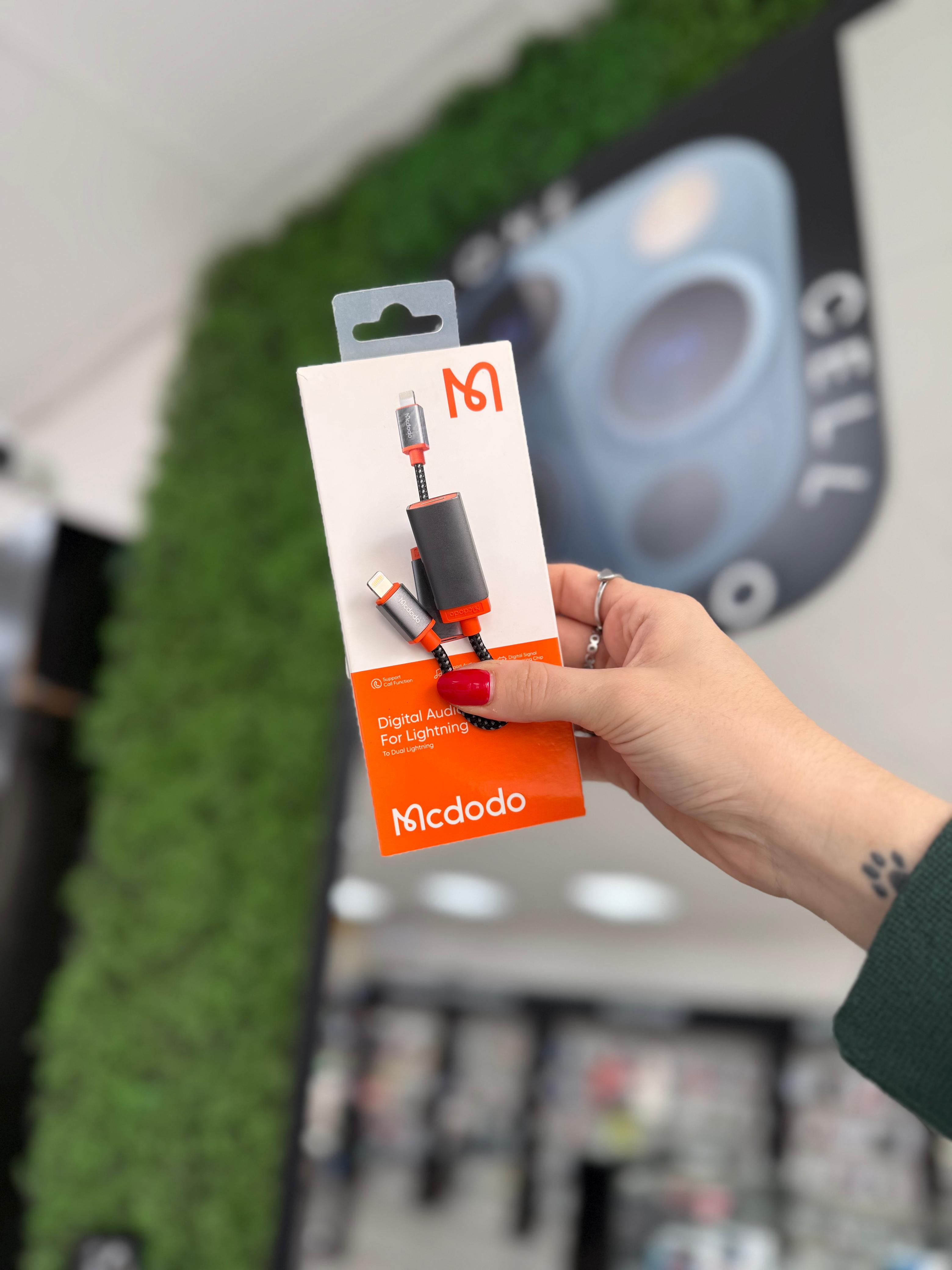 ADAPTADOR MCDODO LIGHTNING A 2 LIGHTNING