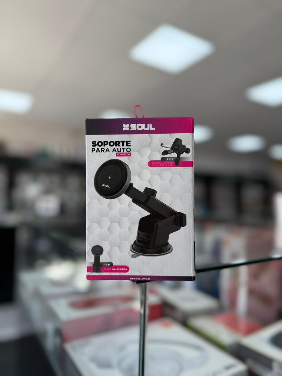 SOPORTE PARA AUTO Q700 2 EN 1