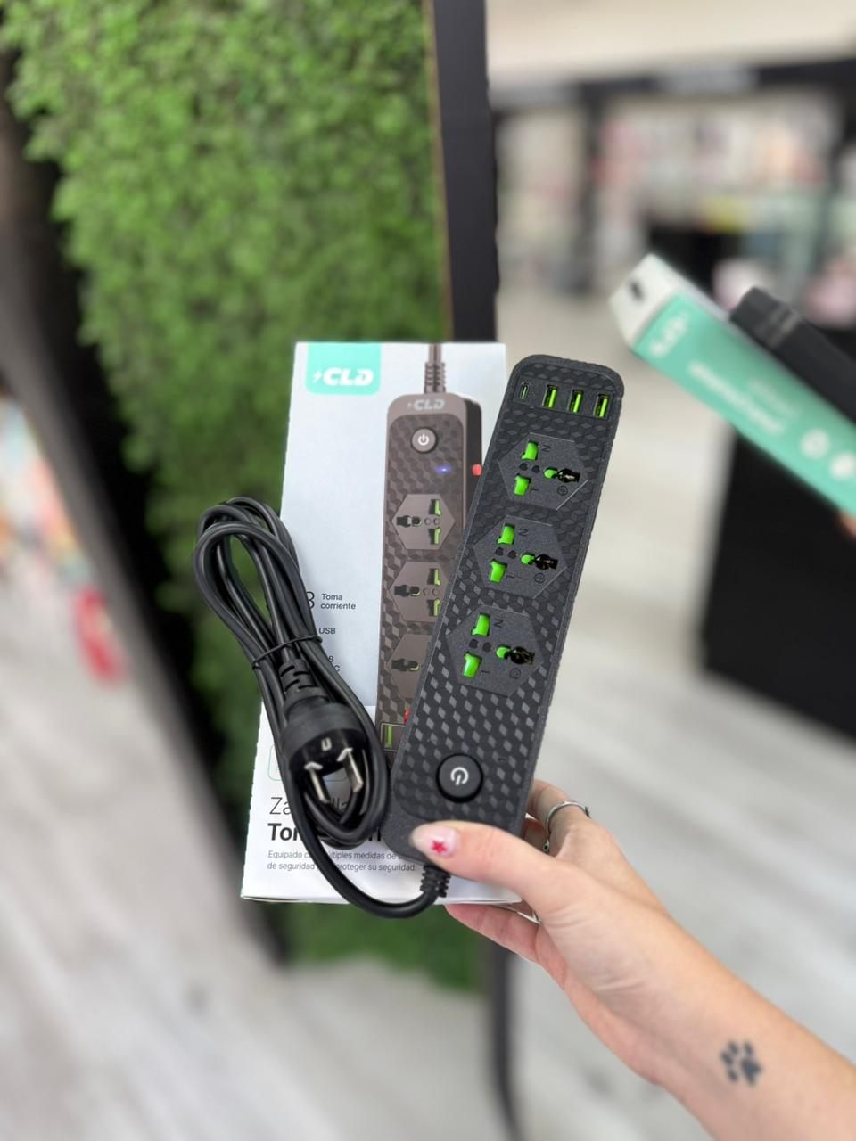 ZAPATILLA TOMA CORRIENTE 2M USB+C CLD