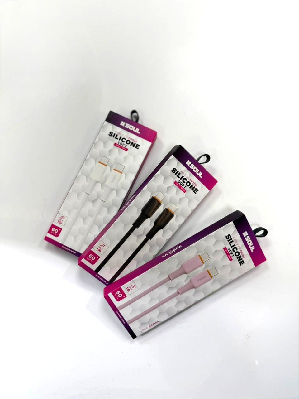 CABLE SILICONA SOUL TIPO C - C 1.5MTS