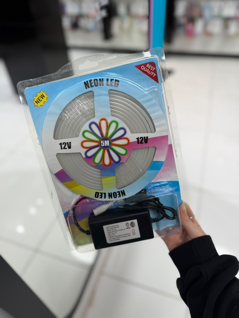 TIRA NEON LED 5MTS CALIDA