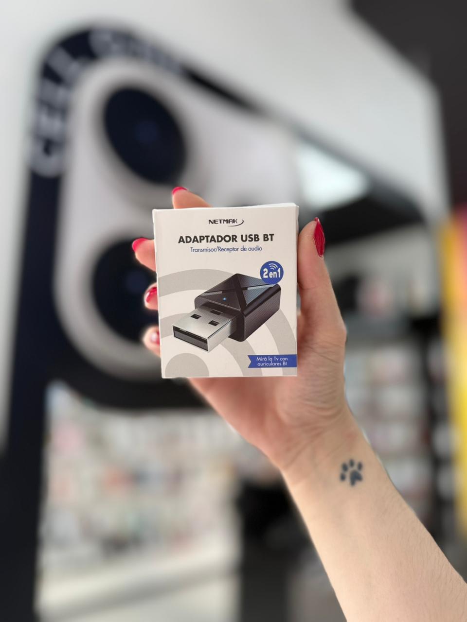 TRANSMISOR / RECEPTOR DE AUDIO NETMAK BT8