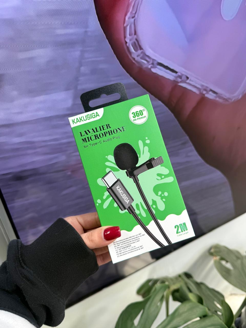Micrófono Kakusiga con Cable USB-C