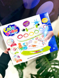 KIT DE PINTURA MAGICA CON LUCES COLOR DRAW