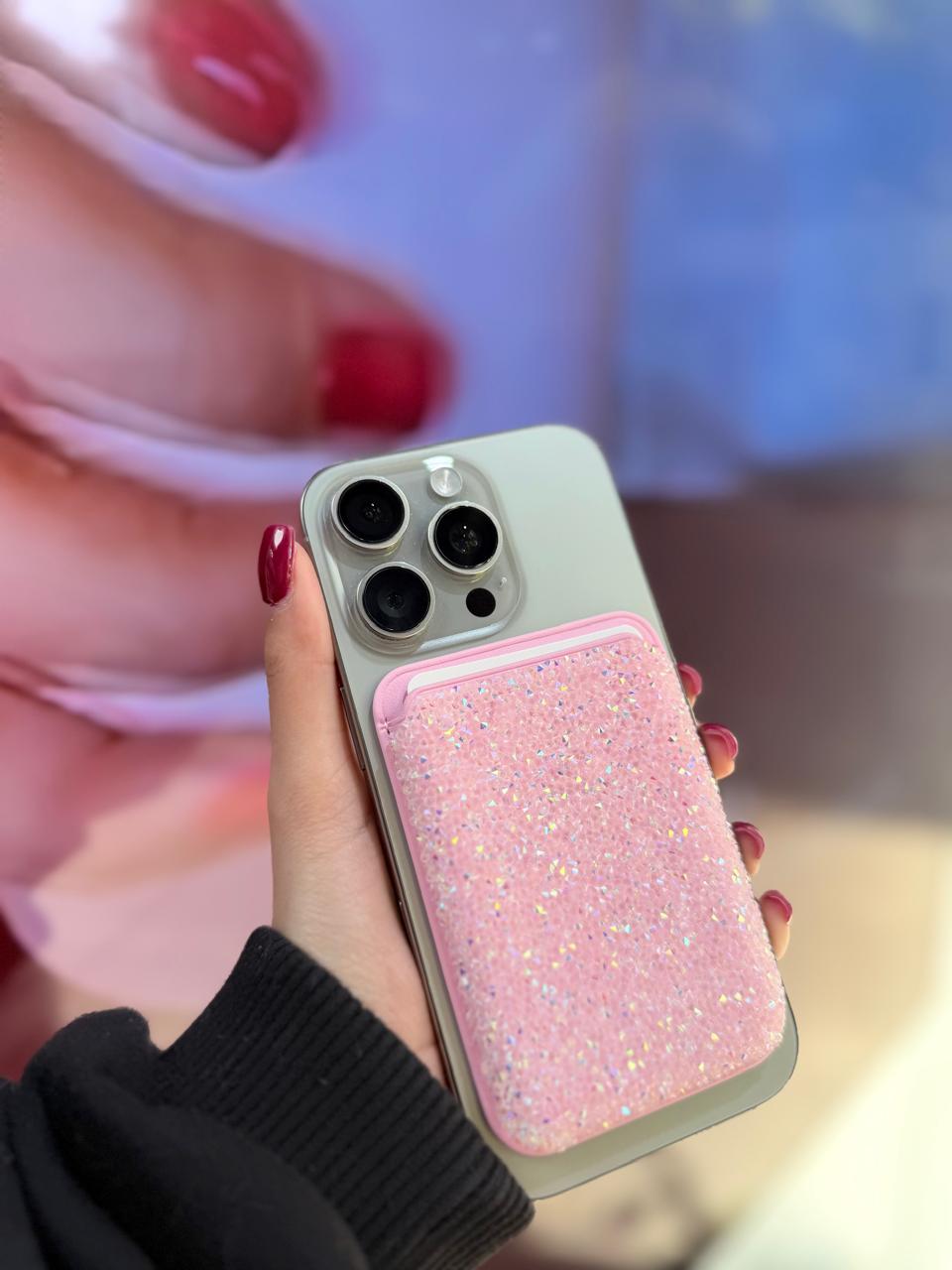 Tarjetero Wallet con Glitter