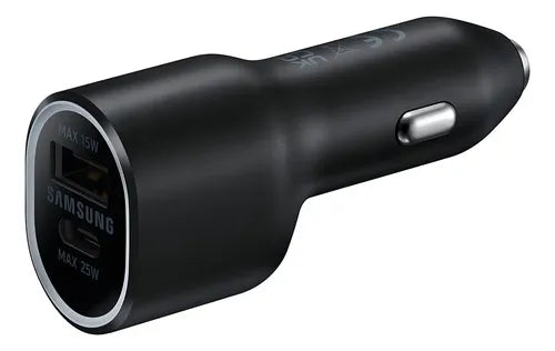 Cargador de Auto Duo Samsung 25W – Doble Puerto USB-C y USB-A