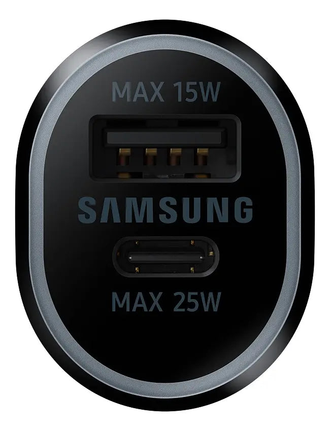 Cargador de Auto Duo Samsung 25W – Doble Puerto USB-C y USB-A